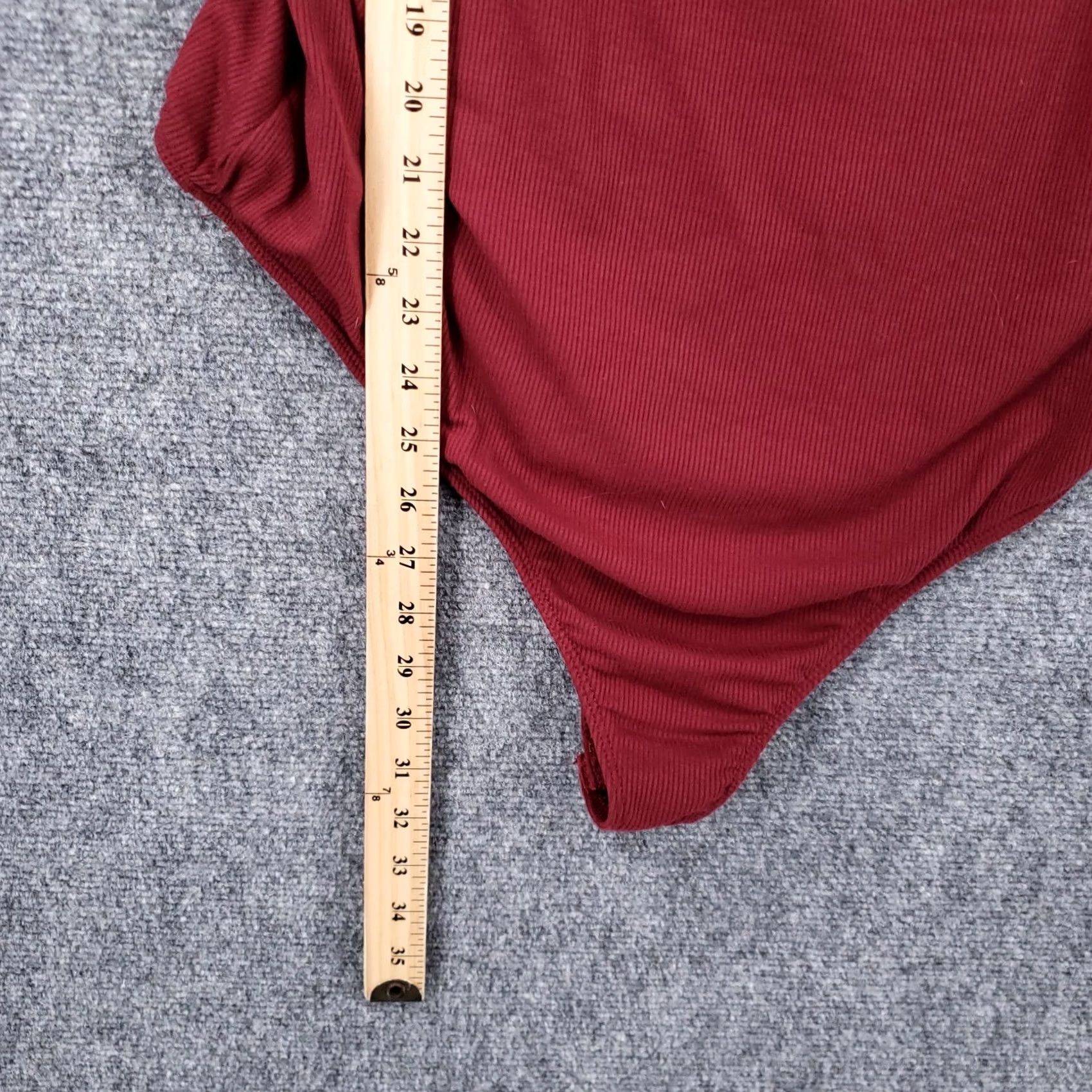 Vintage Showpo Bodysuit Womens 16 Red Shapewear Ribbed Low Back One Piece Knit Slimming Adjustable Strap Womens 16 Shapewear Size XXL / US 16-18 / IT 52-54 - 5 Thumbnail