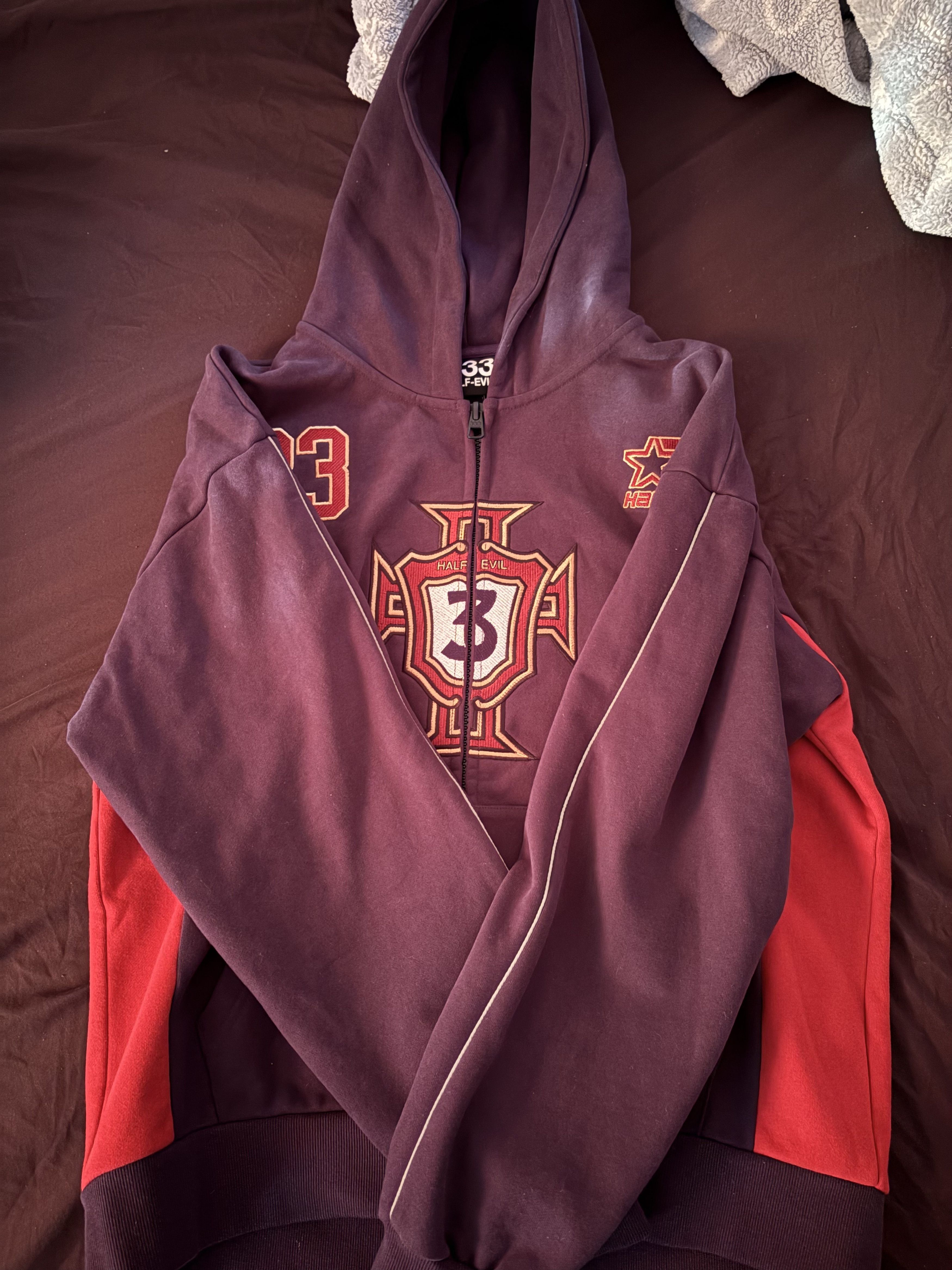 Half Evil Blue Portugal Hoodie Size US L / EU 52-54 / 3 - 2 Thumbnail