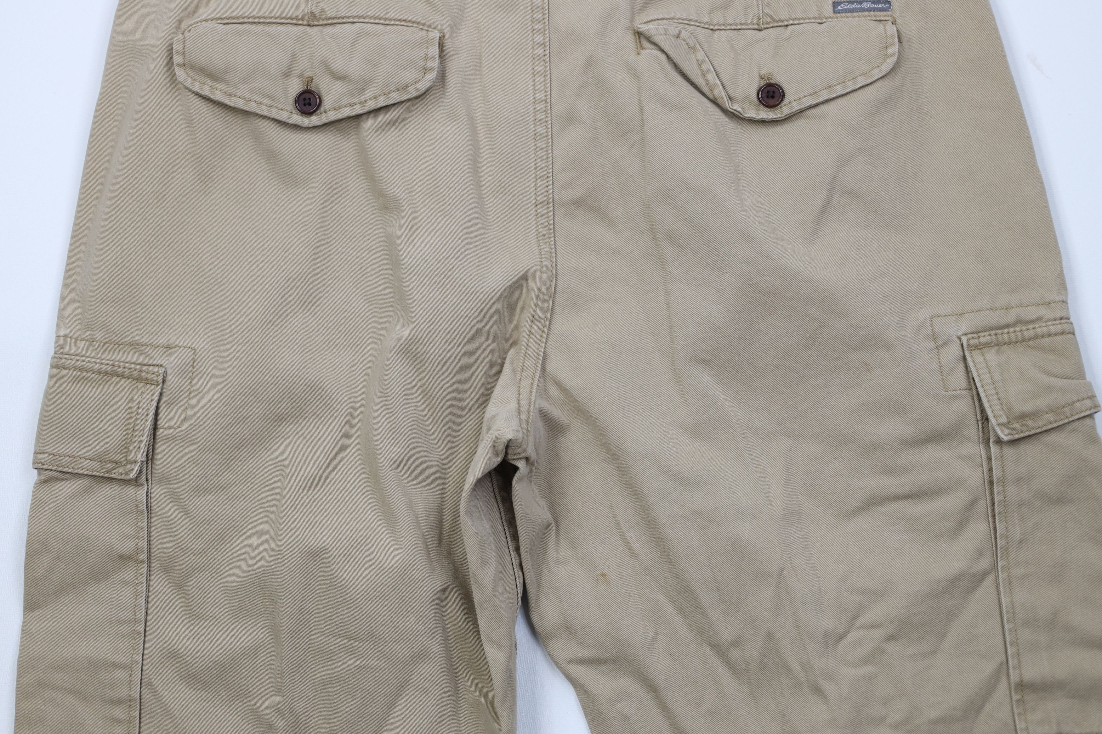 Eddie Bauer Vintage Eddie Bauer Baggy Wide Leg Cargo Pants Beige Cotton Size US 40 / EU 56 - 11 Thumbnail