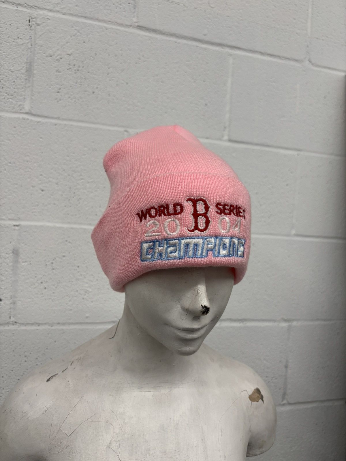 MLB Y2K is 2004 Boston Red Sox World Series champions beanie Size ONE SIZE - 2 Thumbnail