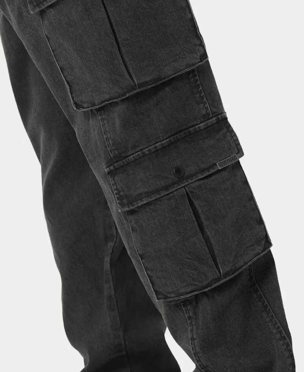 Carre Carre Double Denim Cargo Pants Size US 34 / EU 50 - 6 Thumbnail