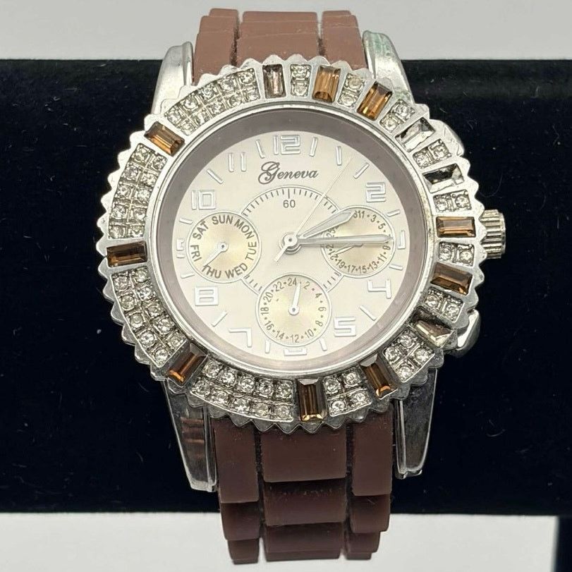 Other Brown & Silver Men’s Watch Size ONE SIZE - 1 Thumbnail