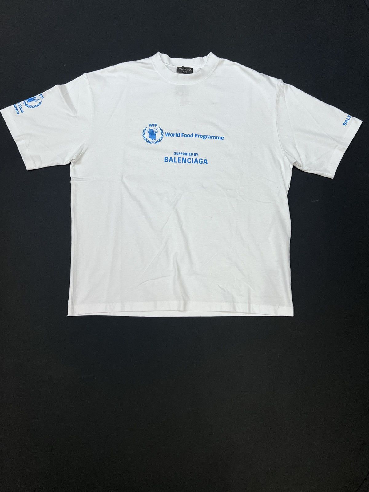 Balenciaga Balenciaga x World Food Programme White T-Shirt Size US XL / EU 56 / 4 - 1 Thumbnail