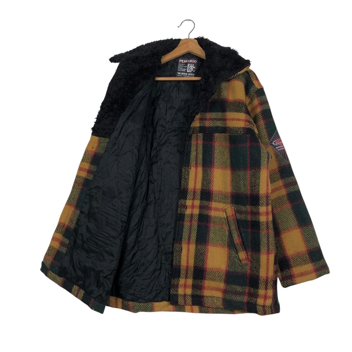Japanese Brand 🔥VINTAGE WOOL CHORE JACKET PEAKABOO TARTAN ISSEY MIYAKE Size US L / EU 52-54 / 3 - 13 Thumbnail