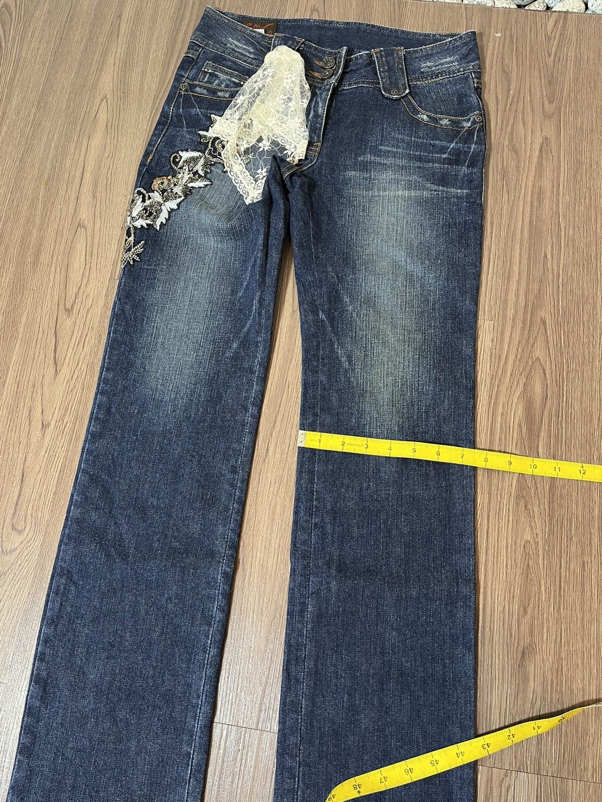 Beauty Beast × Leather × Seditionaries ENC leather strap pocket brocade panelled emboirdery denim Size US 30 / EU 46 - 17 Thumbnail