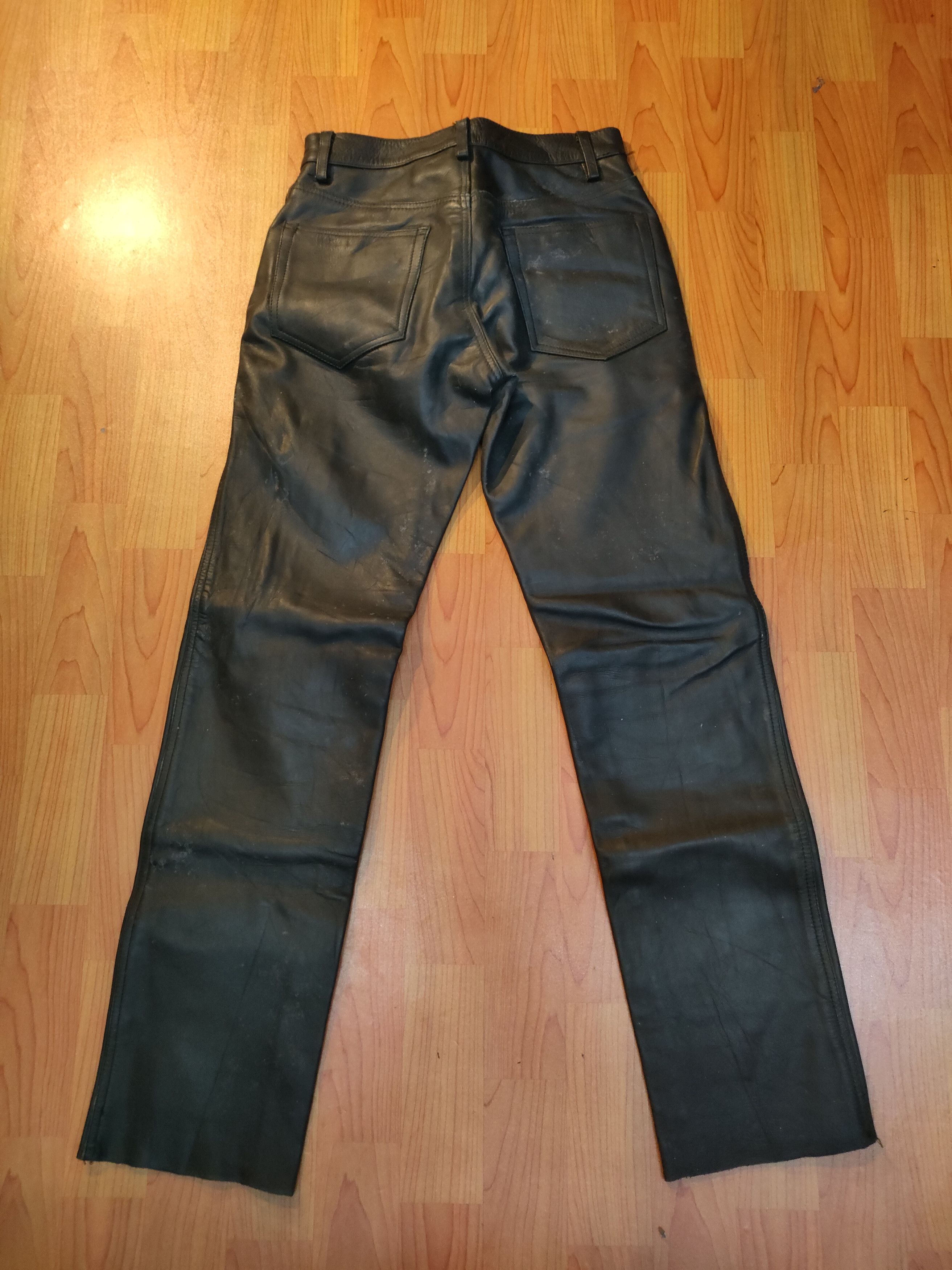 Japanese Brand Dog House Leather Pants Size US 29 - 3 Thumbnail