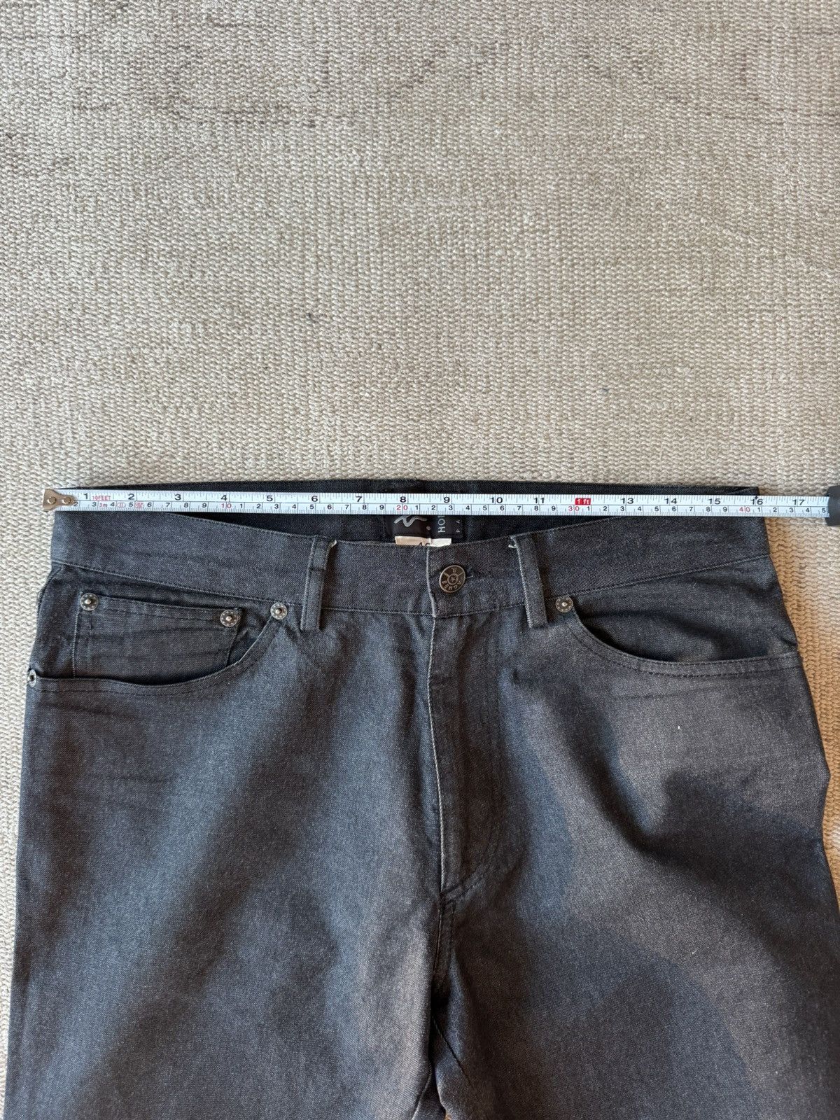 agnes b. Agnes b. home gray straight leg denim sz 40 / 31" Size US 31 - 7 Thumbnail