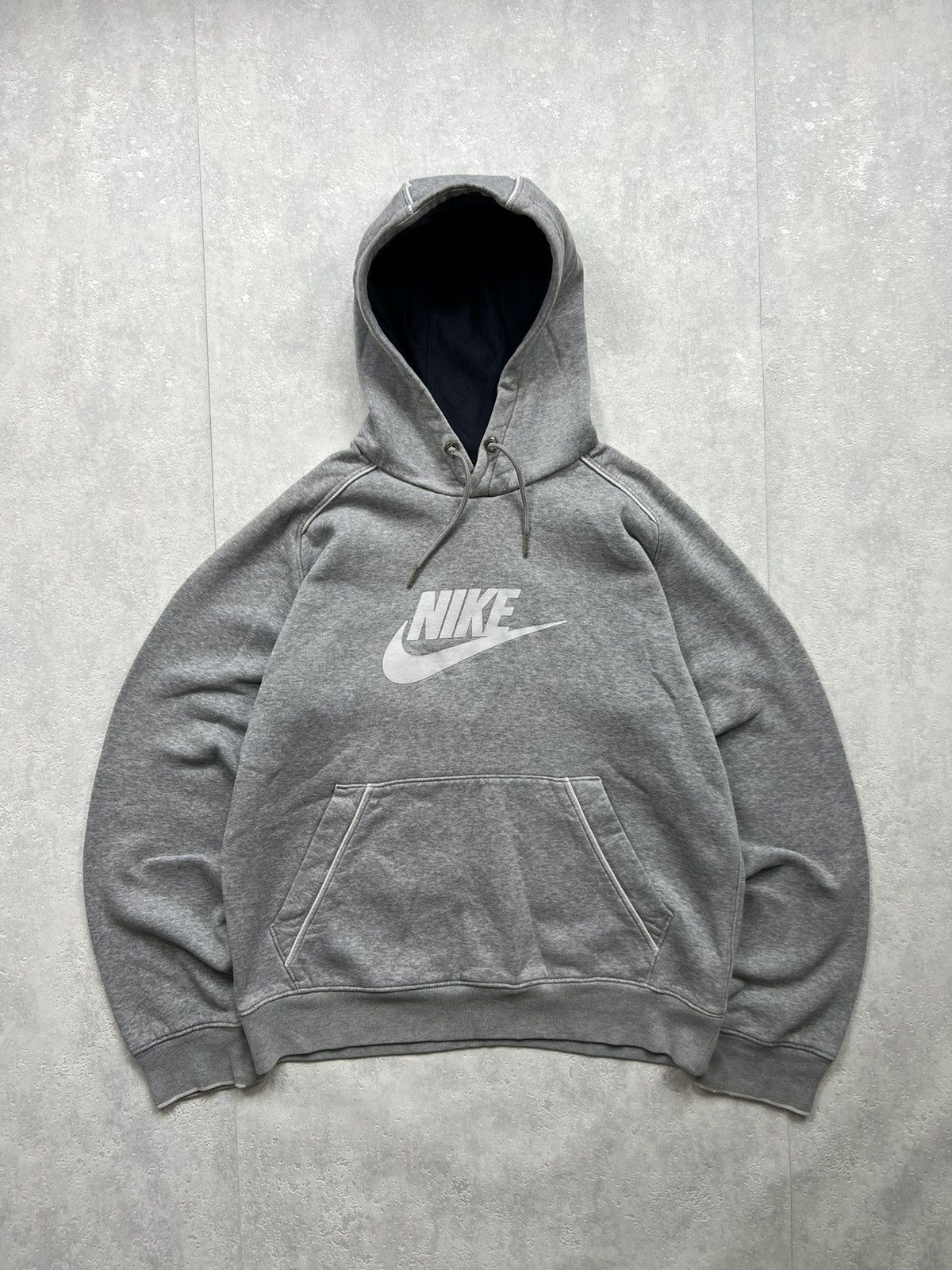 Nike 00’s NIKE BIG SWOOSH LOGO Y2K HOODIE RARE VINTAGE Size US S / EU 44-46 / 1 - 1 Thumbnail