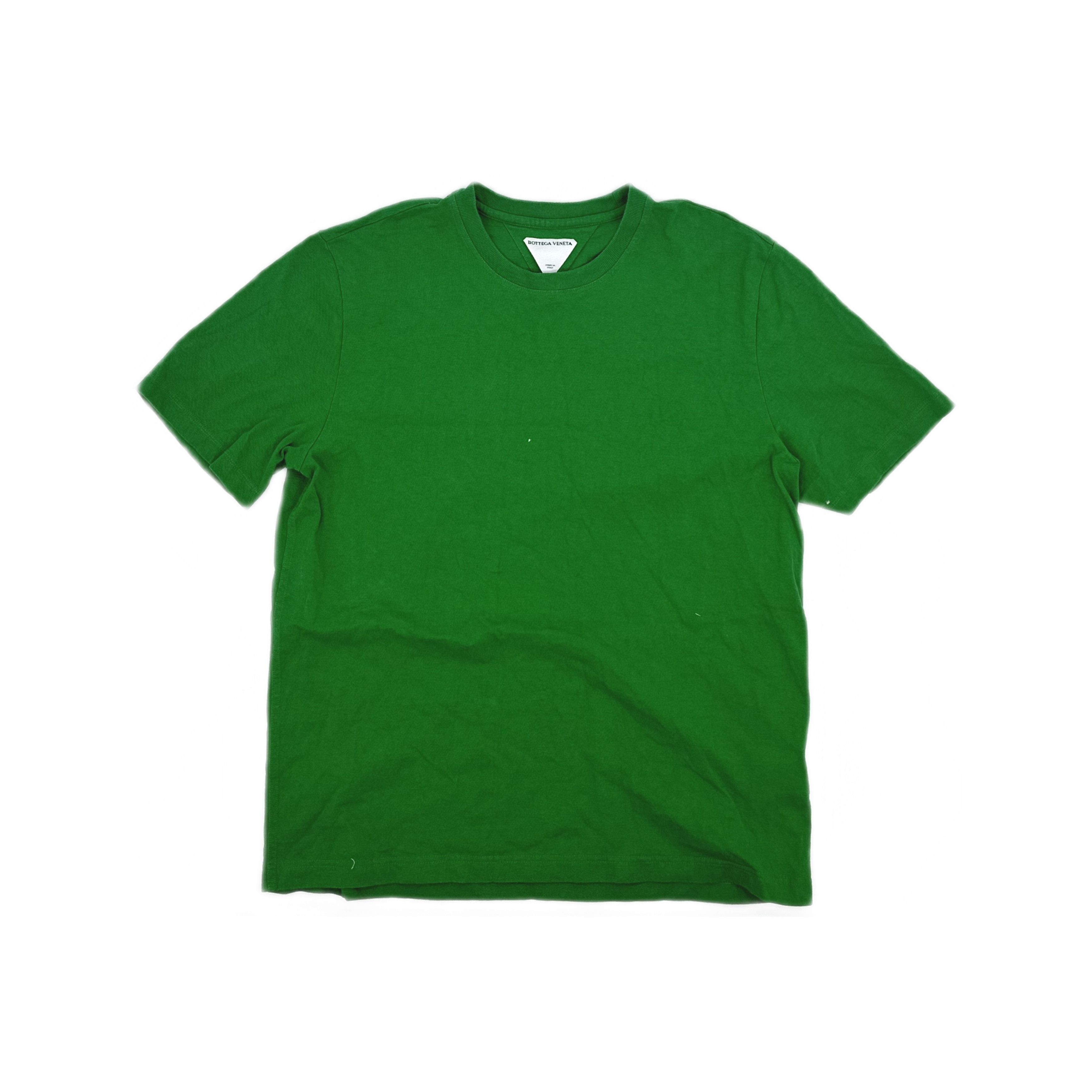 Bottega Veneta Bottega Veneta Green Crewneck T-Shirt Size XL Size US XL / EU 56 / 4 - 1 Thumbnail