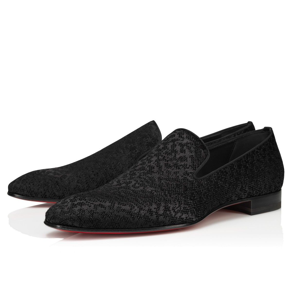 Christian Louboutin o1s1wg110924 Esmeraldo Flat Shoes in Black Size US 8 / EU 41 - 1 Thumbnail