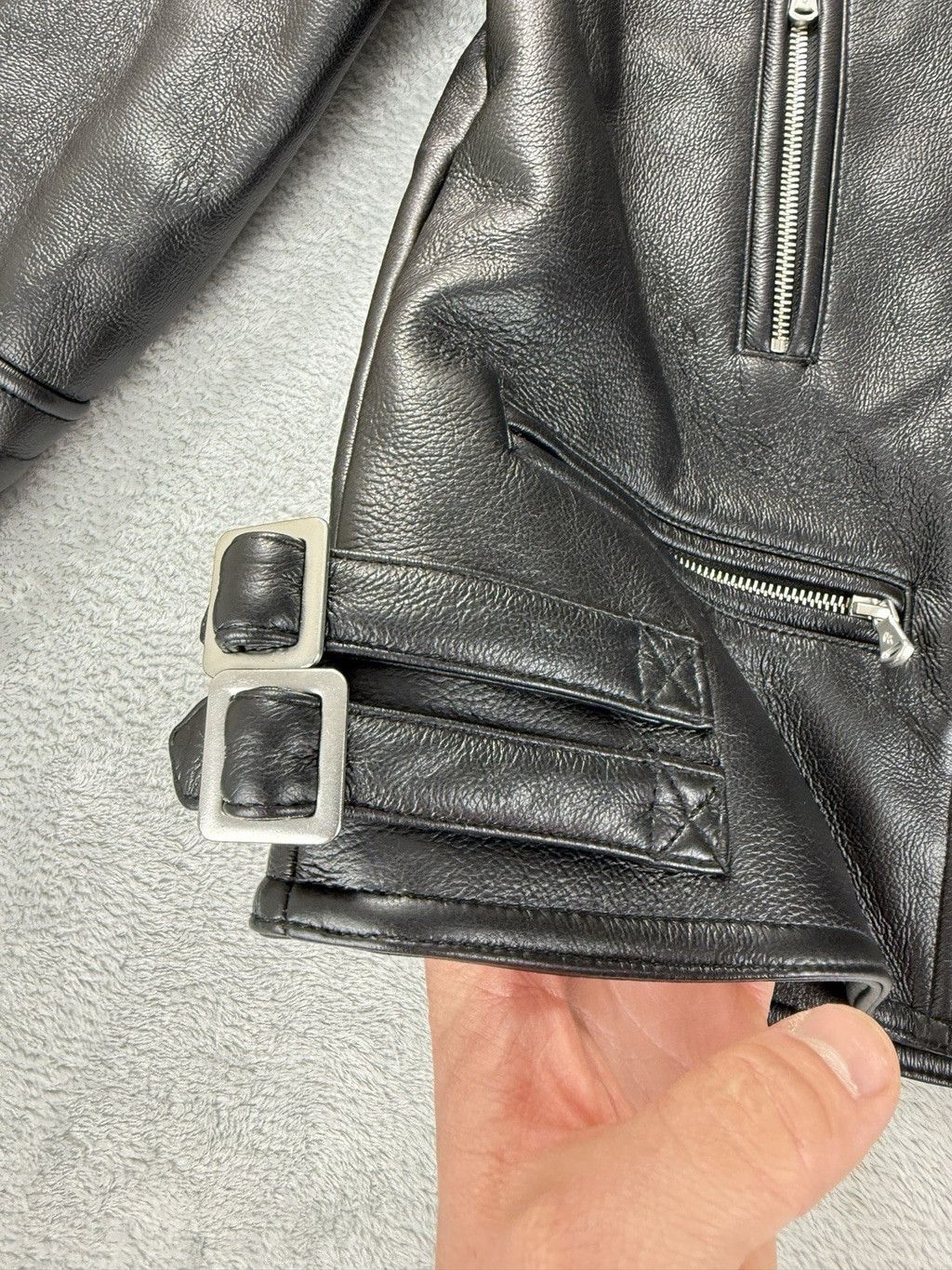 Robert Graham Robert Graham Men's Size Large Black Leather Jacket Size US L / EU 52-54 / 3 - 16 Thumbnail