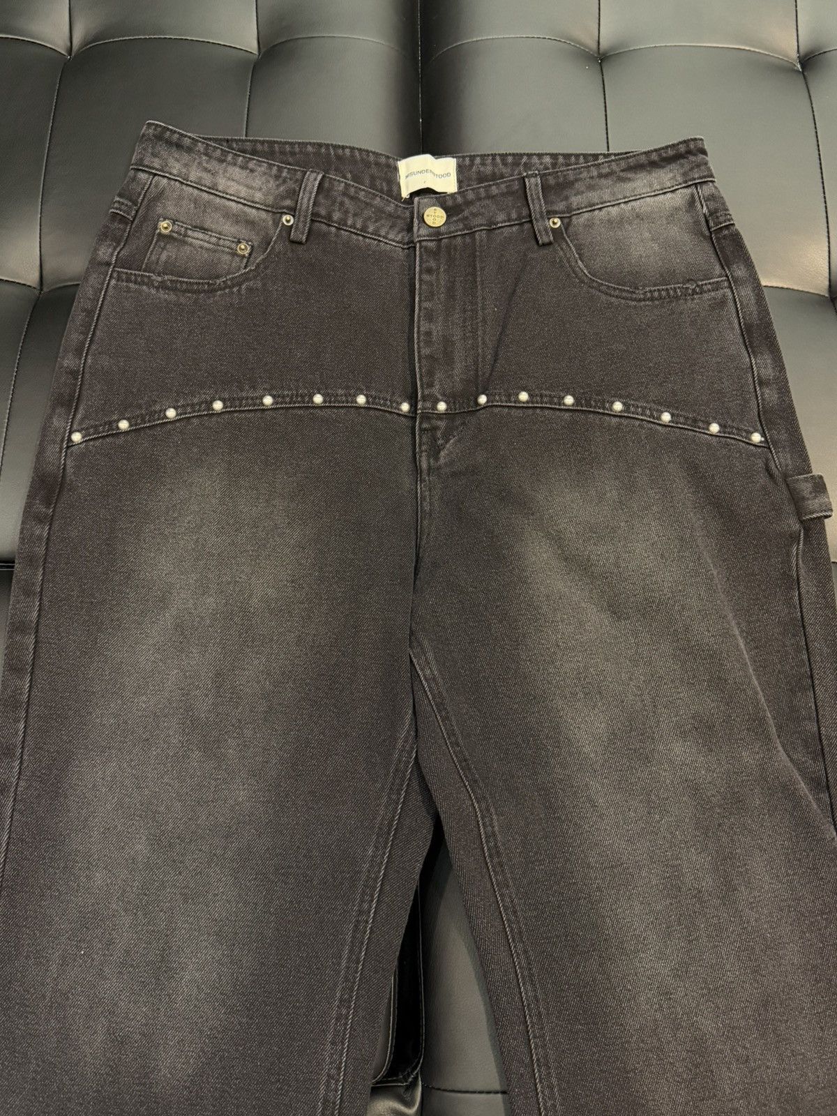Misunderstood Size 36 - Misunderstood Bronco Black Denim Jeans Size US 36 / EU 52 - 3 Thumbnail