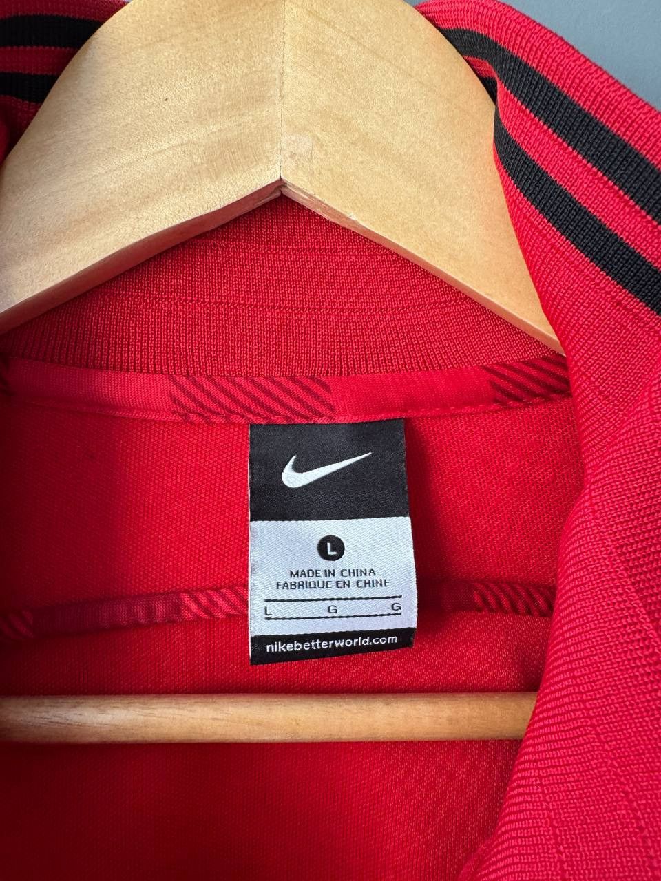 Nike Nike Manchester United Swoosh Logo Zip Up Hoodie Size US L / EU 52-54 / 3 - 3 Thumbnail