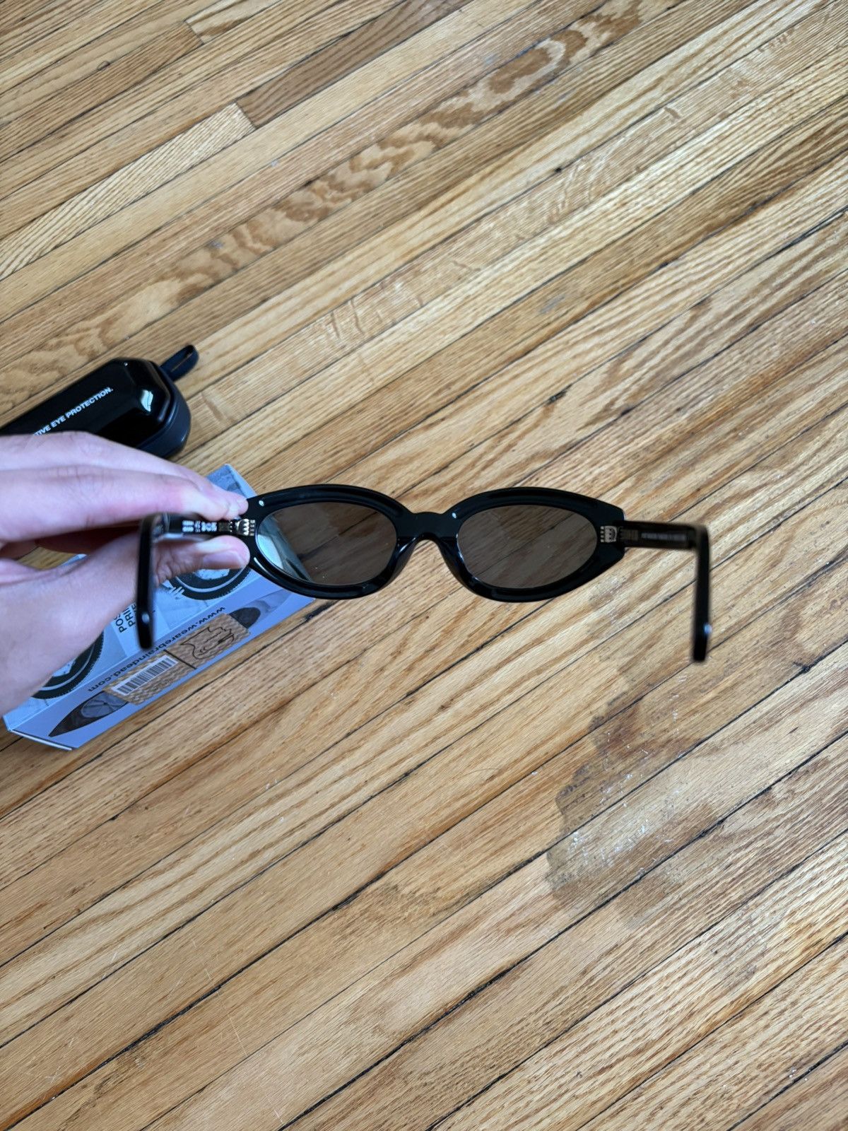 Brain Dead Brain Dead Shyne Sunglasses (Black) Size ONE SIZE - 5 Thumbnail