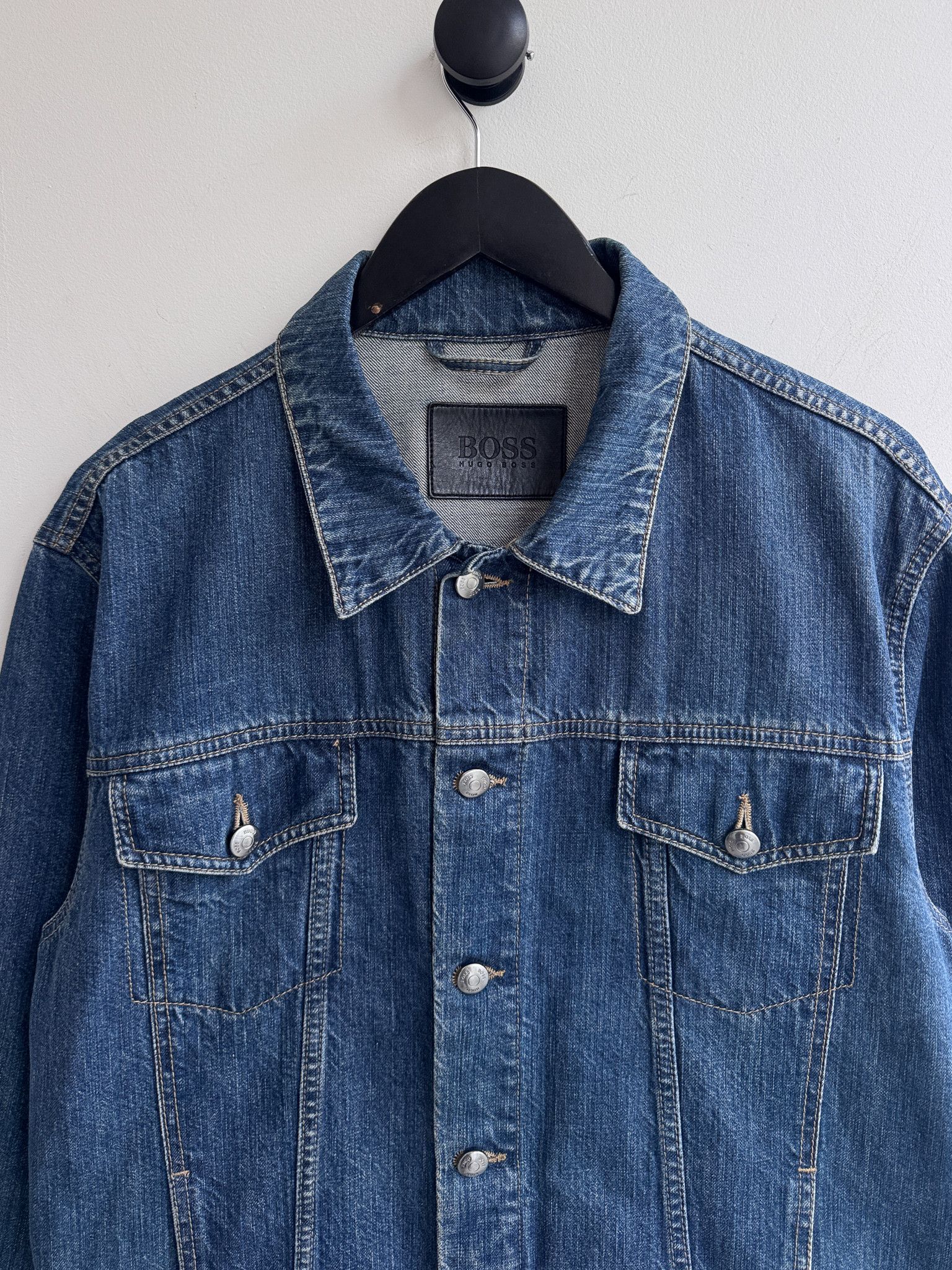 Hugo Boss Hugo Boss Blue Denim Jacket Size US M / EU 48-50 / 2 - 3 Thumbnail