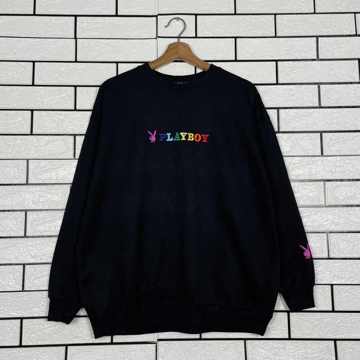 Playboy Playboy Big Logo Crewneck Sweatshirt Size US L / EU 52-54 / 3 - 1 Thumbnail