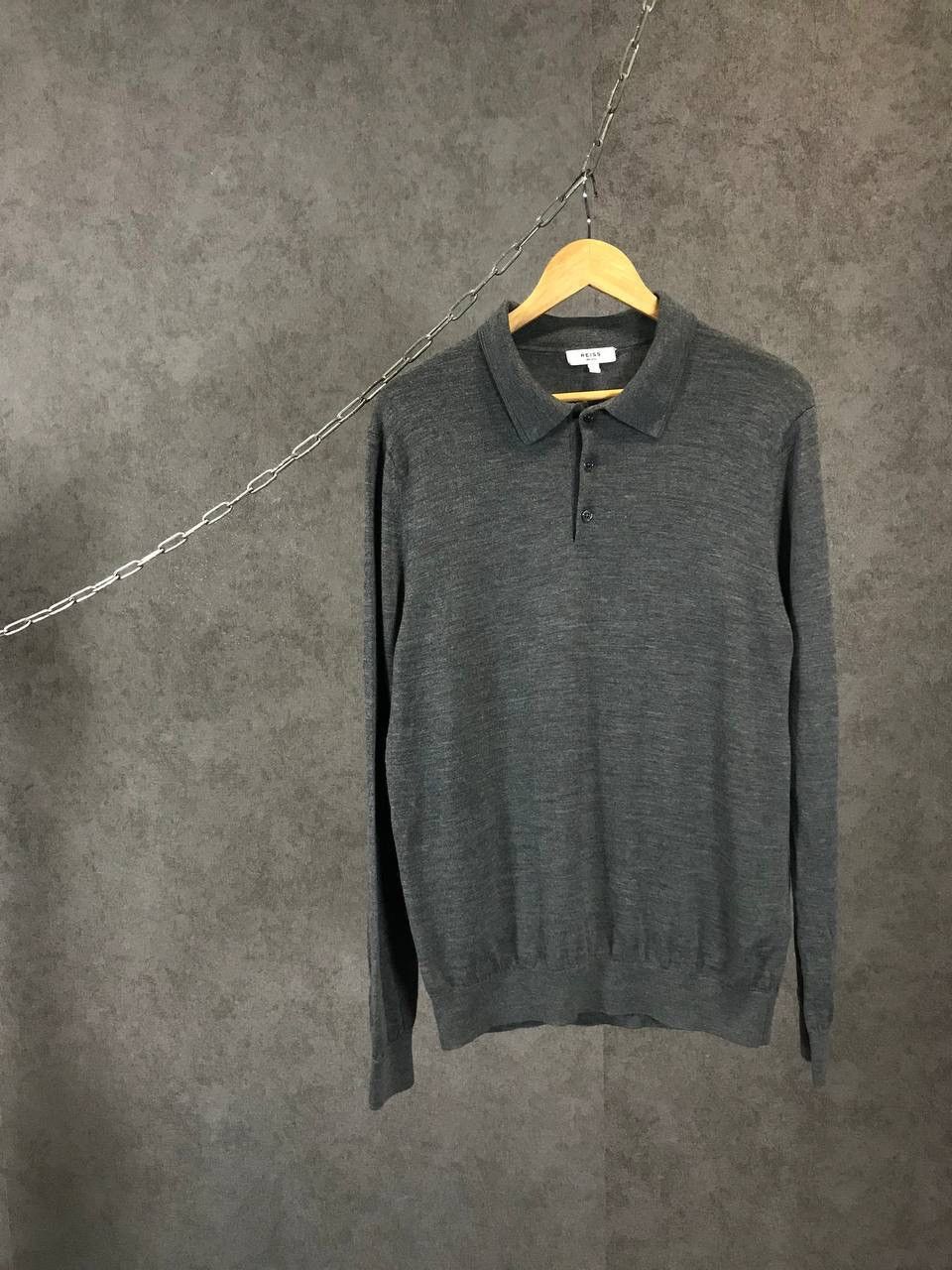 Reiss Reiss wool polo sweater Size US XL / EU 56 / 4 - 1 Thumbnail