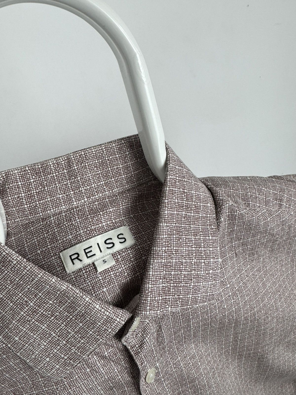 Reiss Reiss Baker Printed Long Sleeve Shirt Size US S / EU 44-46 / 1 - 3 Thumbnail