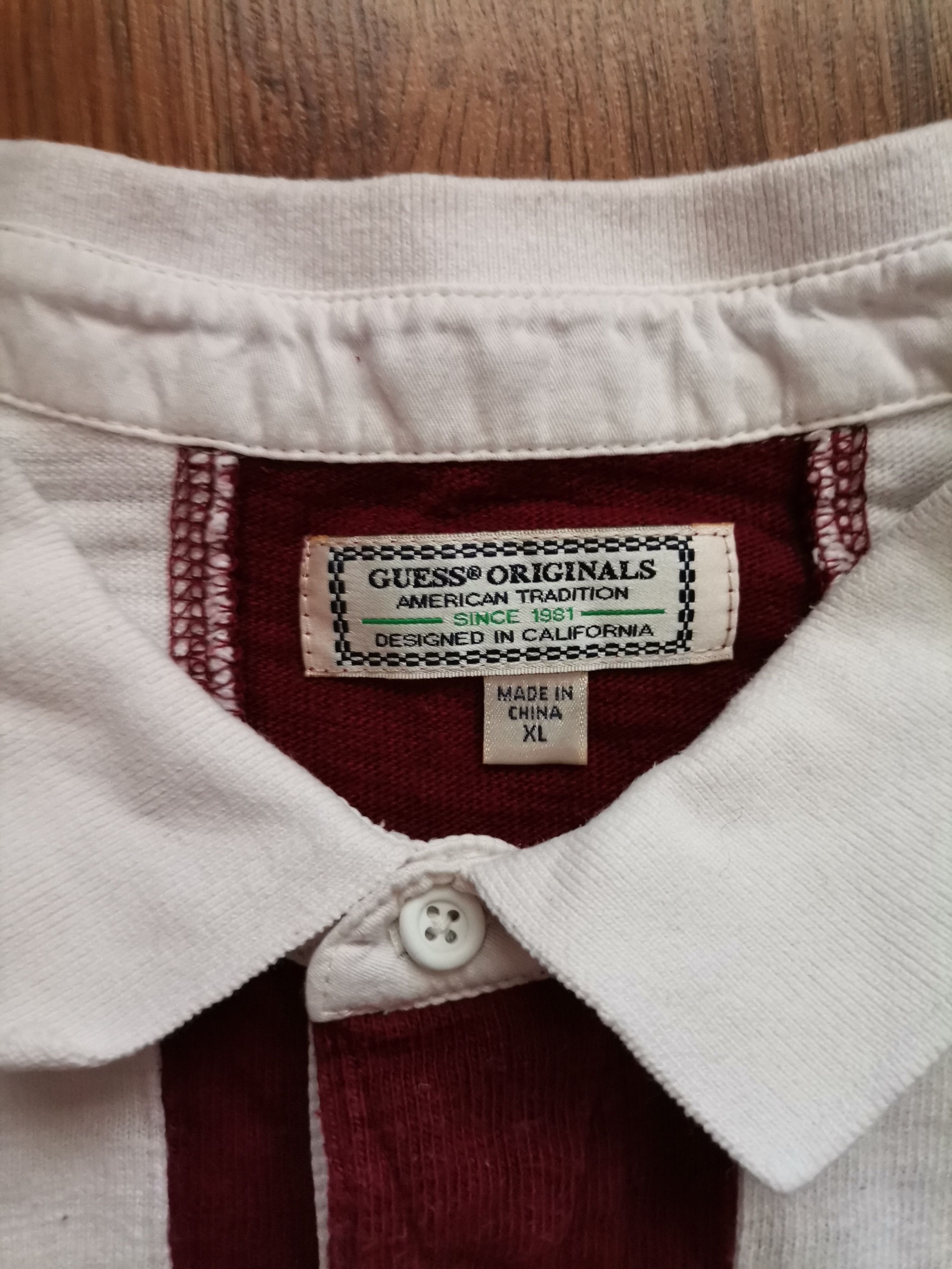 Guess × Vintage Vintage Guess Rugby Polo Size US XL / EU 56 / 4 - 3 Thumbnail