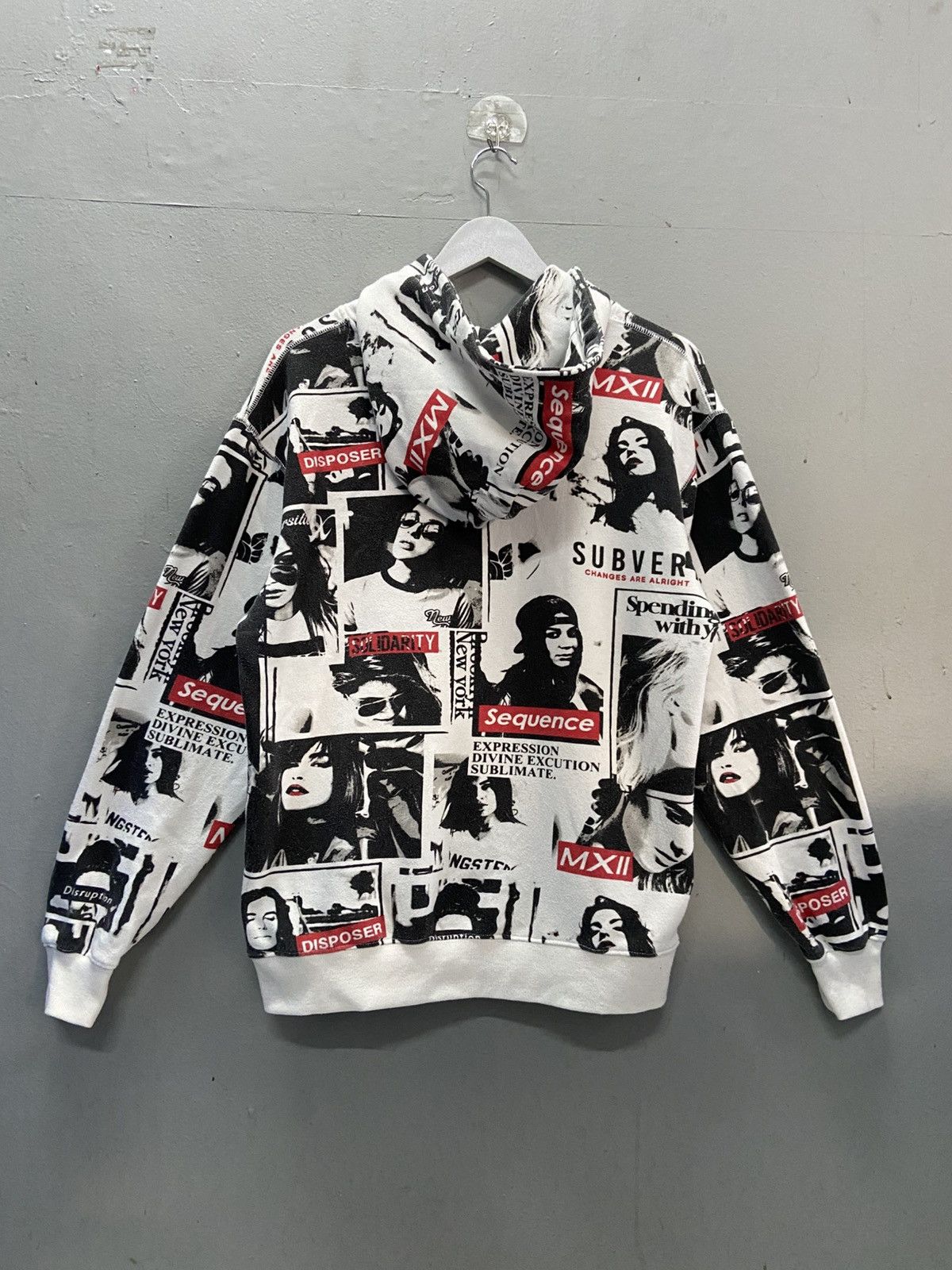 Japanese Brand B ONE SOUL FULLPRINT HYSTERIC GIRL STYLE PULLOVER HOODIE Size US M / EU 48-50 / 2 - 6 Thumbnail
