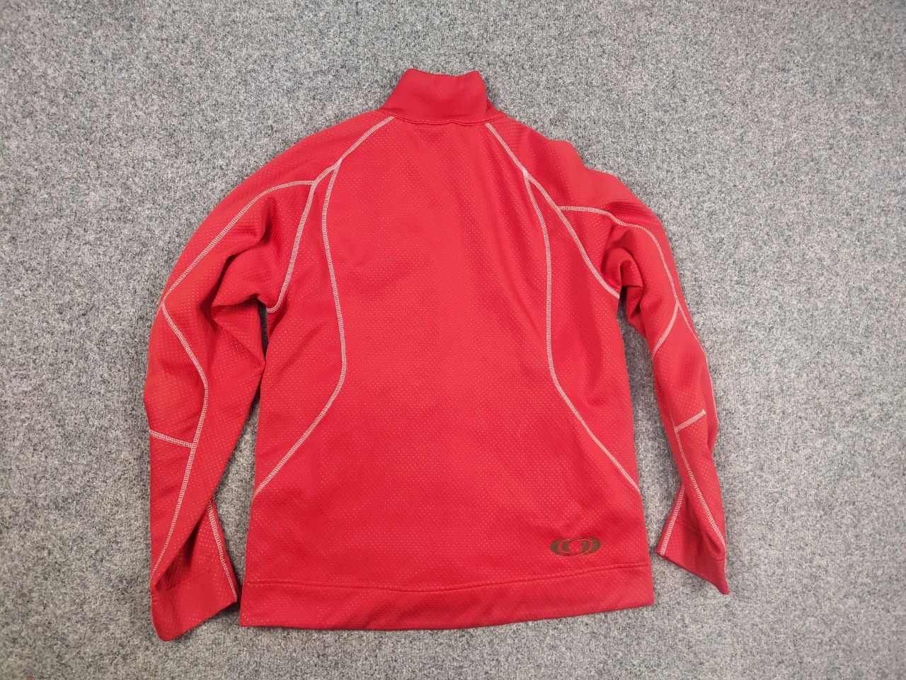 Salomon Vintage Salomon Acti Logo Zip Red Fleece Long sleeve Size US L / EU 52-54 / 3 - 11 Thumbnail