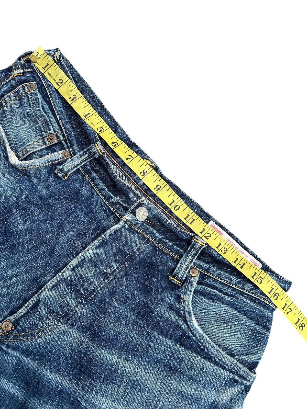 Evisu Vintage Evisu Selvedge Distressed Repair Denim Jeans Size US 33 - 19 Thumbnail