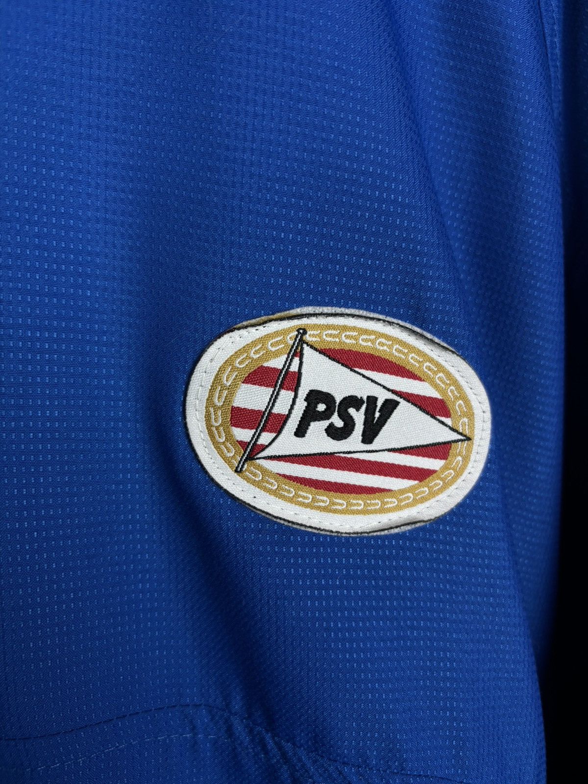 Nike 00s Nike PSV Eindhoven Philips Custom Fanwear Jacket Blue Size US XXL / EU 58 / 5 - 3 Thumbnail