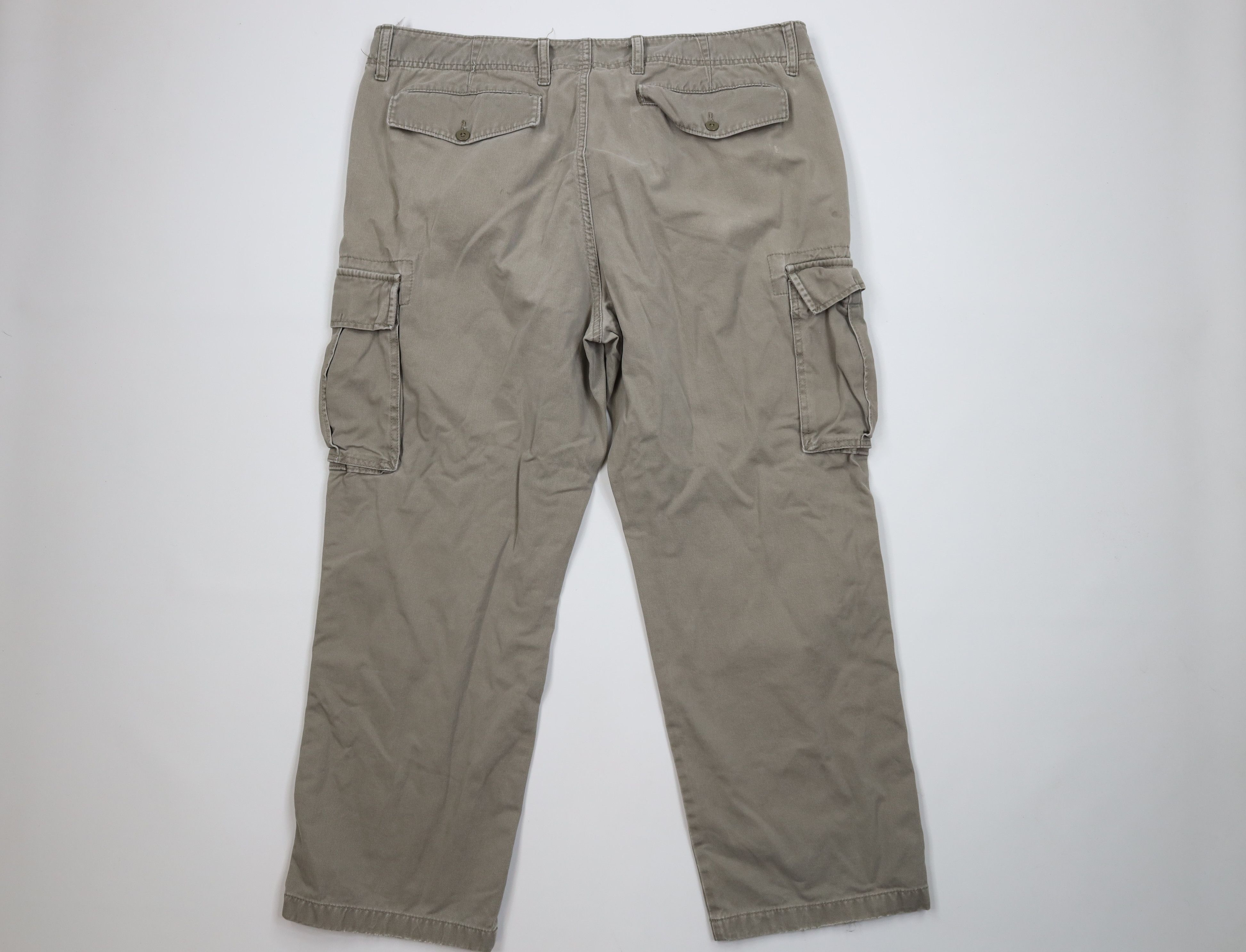 Nautica Vintage 90s Y2K Nautica Baggy Wide Leg Cargo Pants Green Size US 40 / EU 56 - 10 Thumbnail