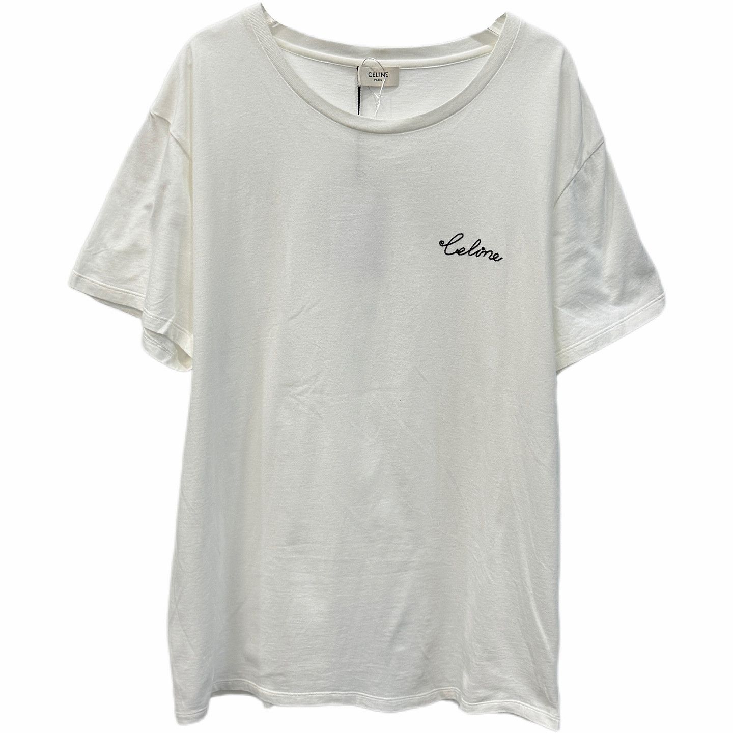 Celine Celine Embroidered Logo T-Shirt Size XXL Size US XXL / EU 58 / 5 - 1 Thumbnail