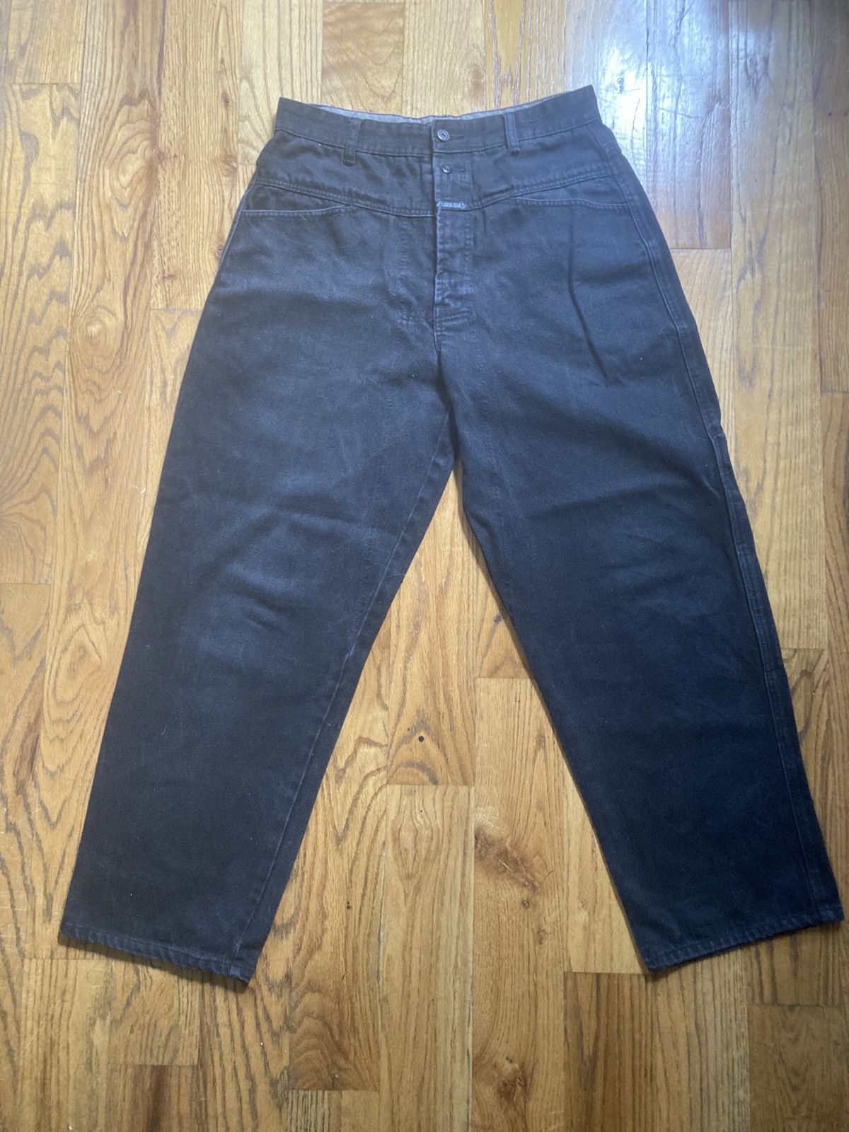 Marithe + Francois Girbaud Marithe + Francois Girbaud Black Denim Jeans Sz 32 Size US 32 / EU 48 - 1 Thumbnail