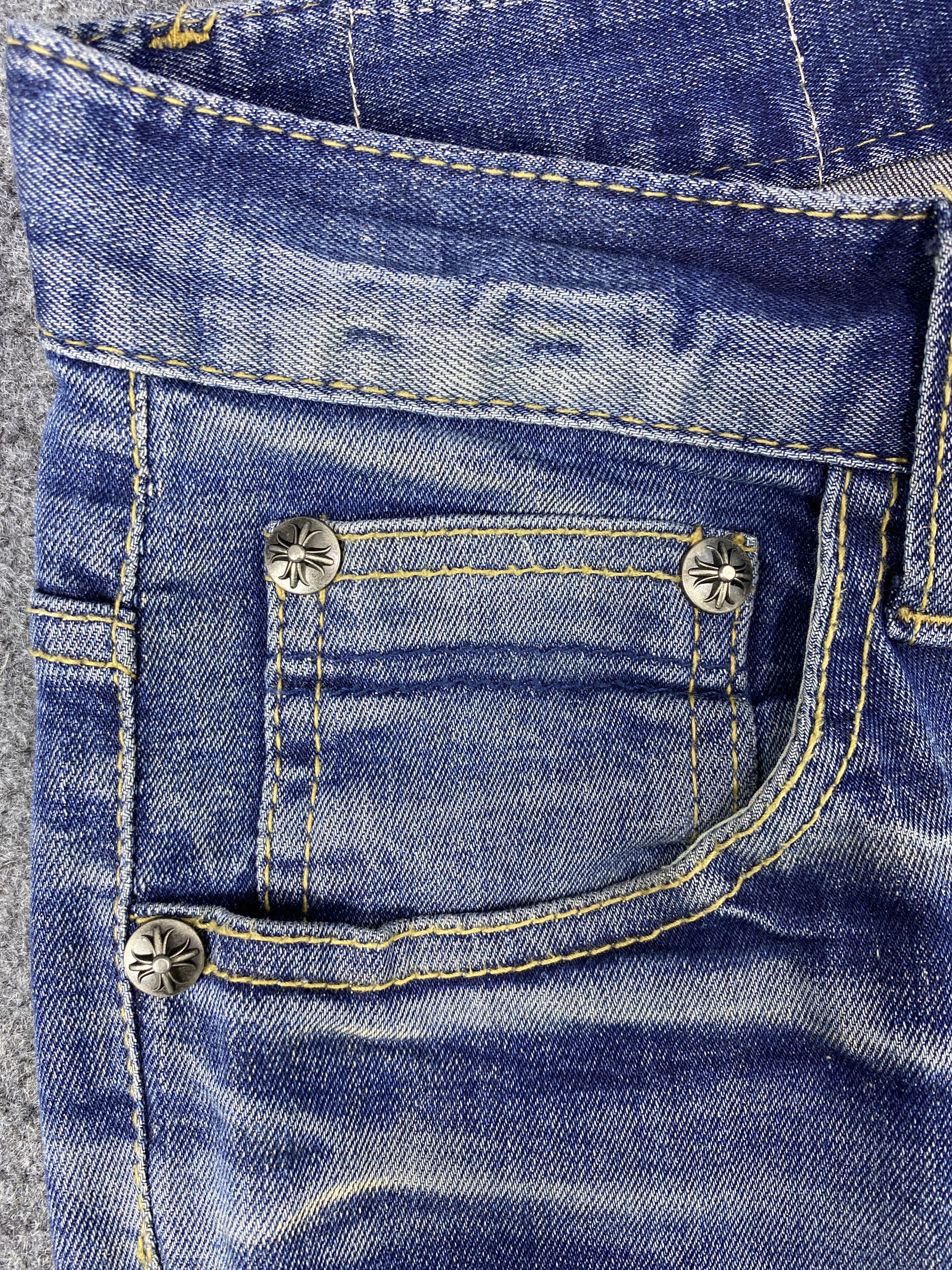 Japanese Brand Japanese Brand DPSR Distressed Blue Wash Denim - J1080 Size US 32 / EU 48 - 13 Thumbnail