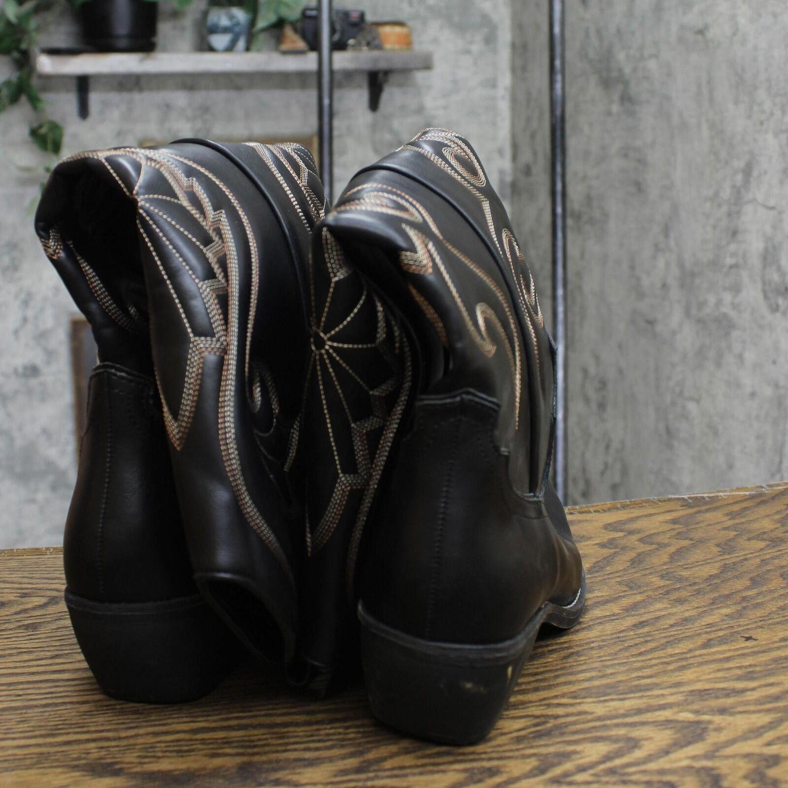 Designer Wild Fable Dress Boots with Memory Foam Insole Black 12 Size US 12 / IT 42 - 5 Thumbnail
