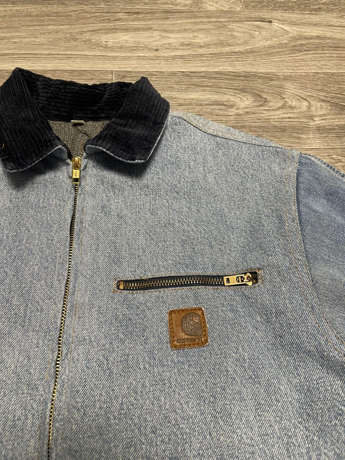Carhartt Bespoke Carhartt J97 Detroit Jacket w/ RL Cable Knit Lining Size US S / EU 44-46 / 1 - 10 Thumbnail