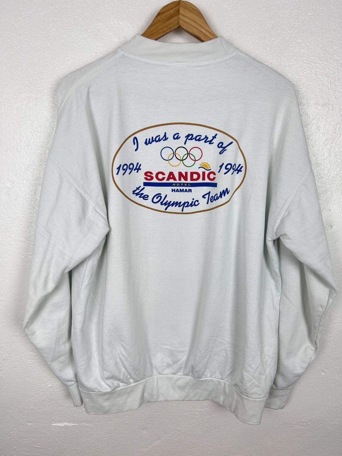 USA Olympics 90s I Was A Part Of Olympic Team 1994 Sweatshirt Crewneck Size US XL / EU 56 / 4 - 5 Thumbnail