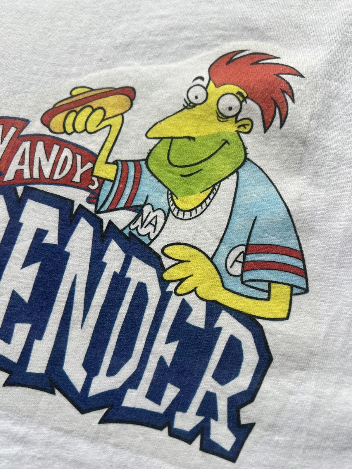 Vintage RARE 90s Hoyt N Andy’s Sportsbender TV Promo Tee Shirt Movie Size US XL / EU 56 / 4 - 6 Thumbnail