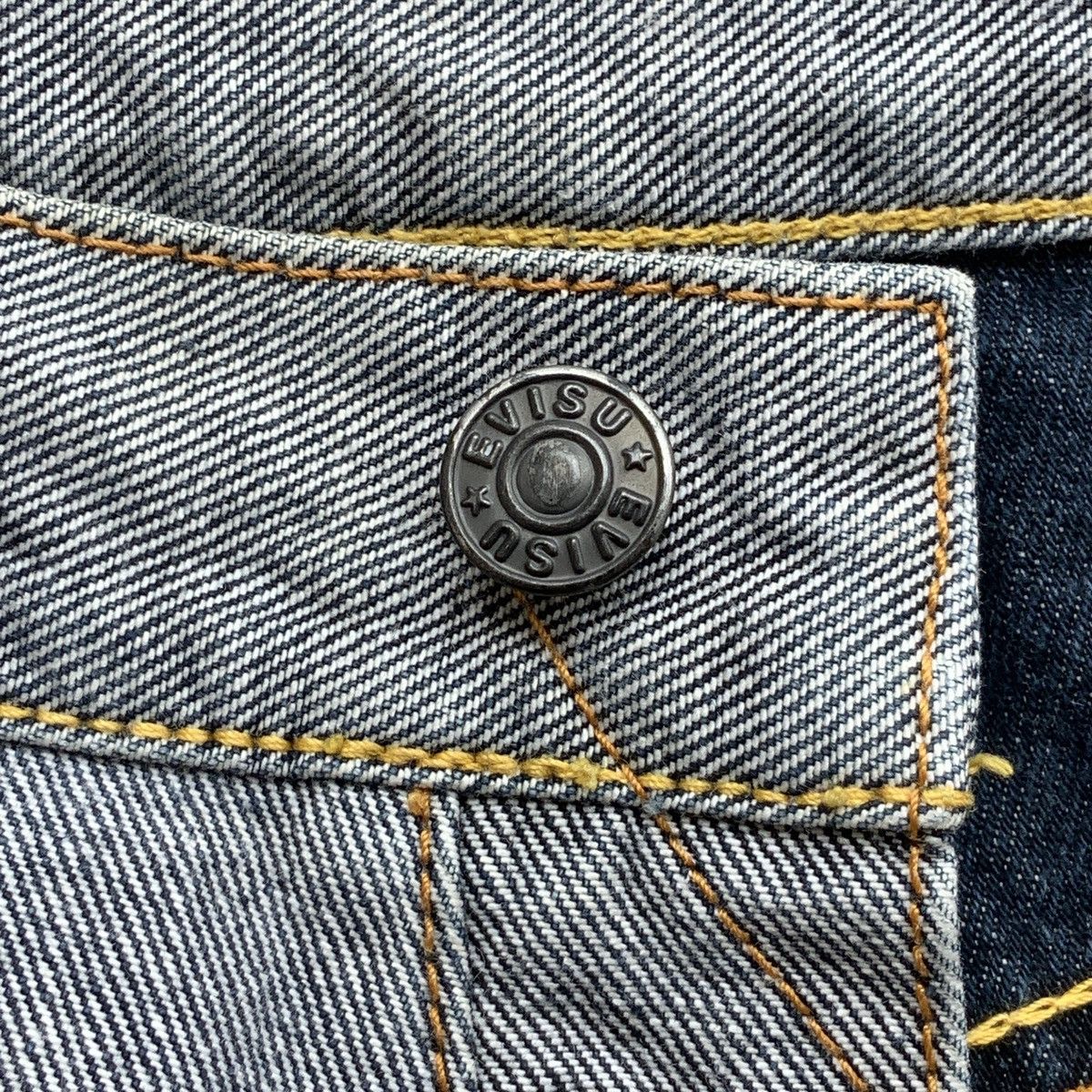 Evisu SALE!! 🤝🏼 EVISU SEAGUL INSIDE OUT SELVEDGE JEANS Size US 31 - 10 Thumbnail