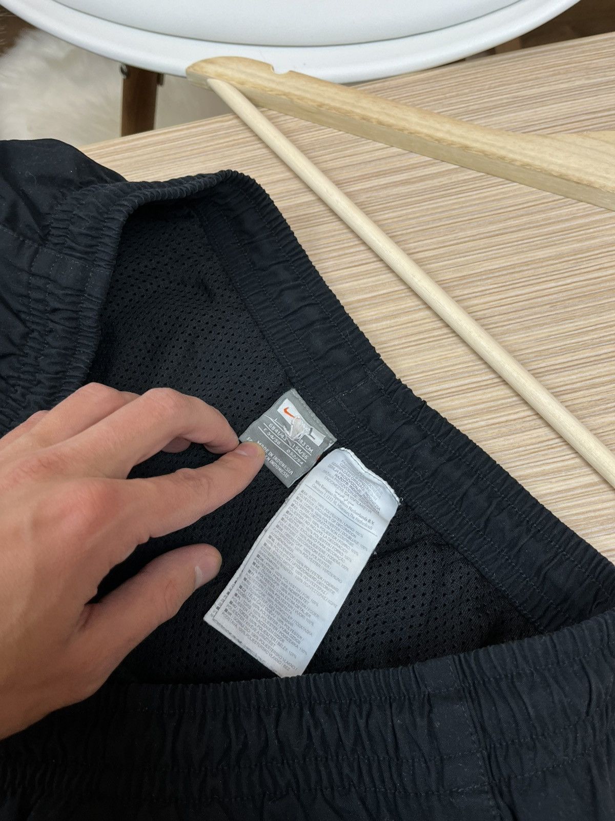 Nike × Vintage Vintage Y2K Nike Beige Track Pants Hype Streetwear Size US 32 / EU 48 - 4 Thumbnail