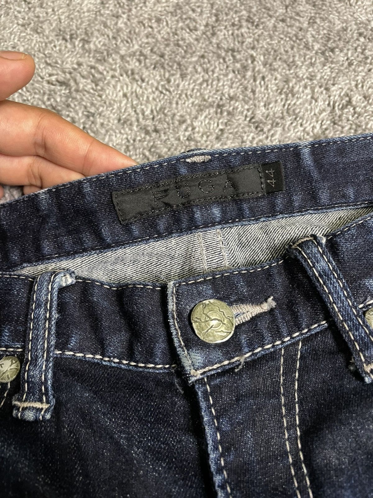 GOSTAR DE FUGA Fuga Skinny Dyed Seasoned Denim Size US 32 / EU 48 - 3 Thumbnail