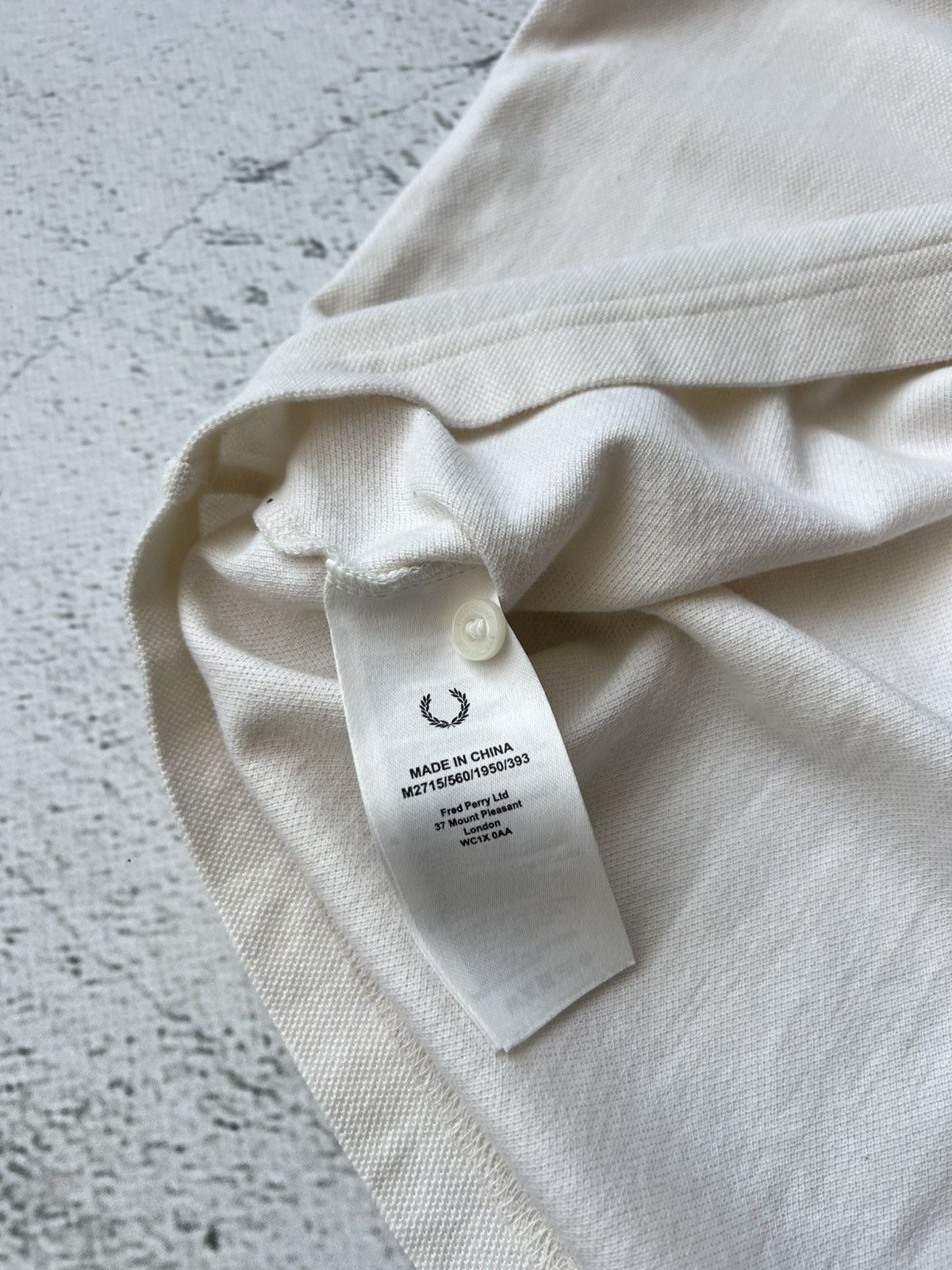 Fred Perry 💫 Fred Perry Polo Shirt – White/Yellow/Black Stripe Rare Size US L / EU 52-54 / 3 - 6 Thumbnail