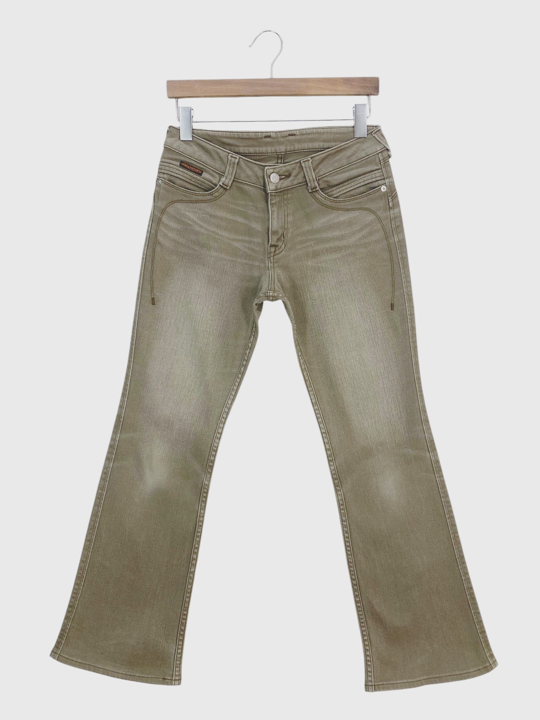 Japanese Brand Bootcut Pants Distressed Flare Jeans Size 28" / US 6 / IT 42 - 2 Thumbnail