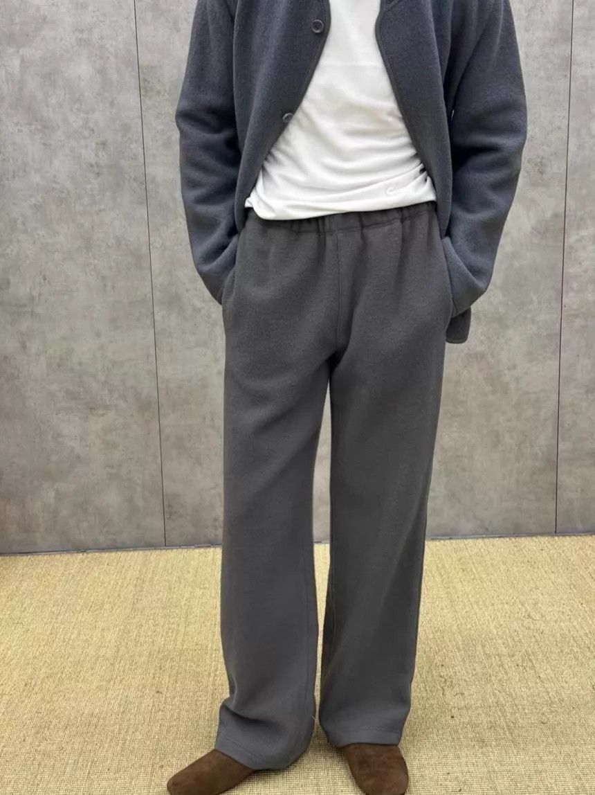 RIER Rier Wool Fleece Pants Gray S Size US 30 / EU 46 - 1 Thumbnail