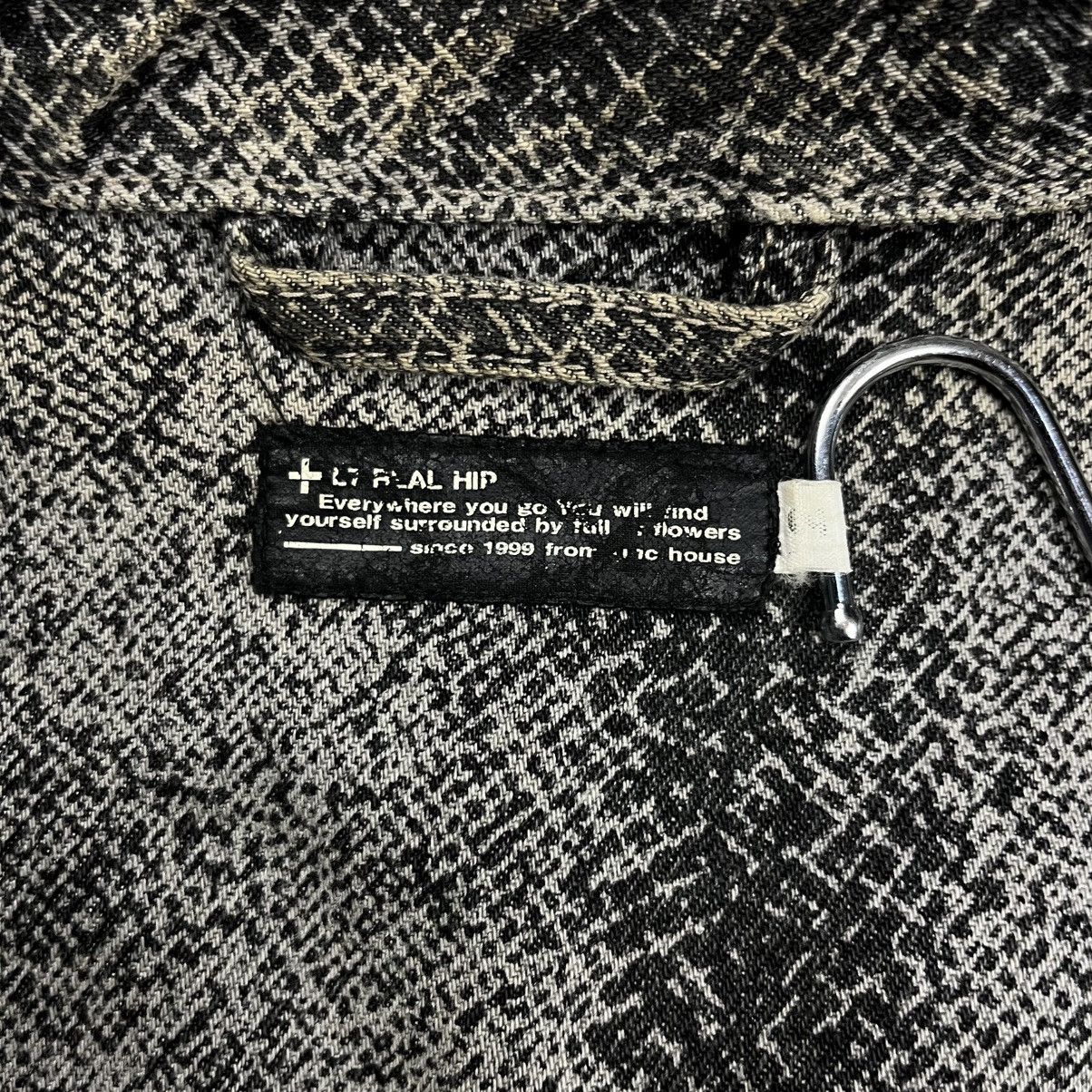 1990s L7 Real Hip - Cyber Reptilian Denim Jacket