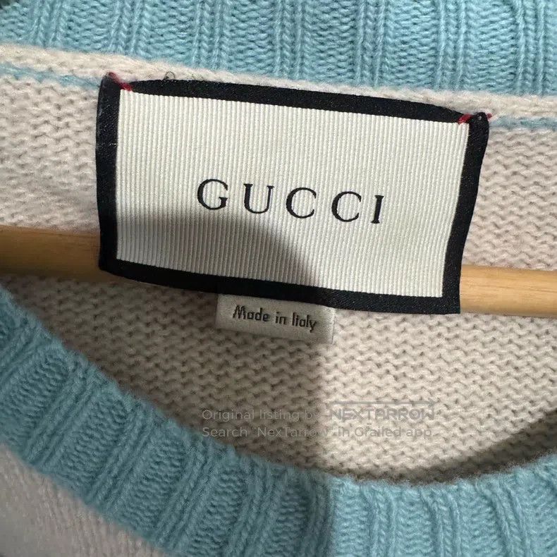 Gucci Gucci Tiger wool knitted sweater Size US L / EU 52-54 / 3 - 5 Thumbnail