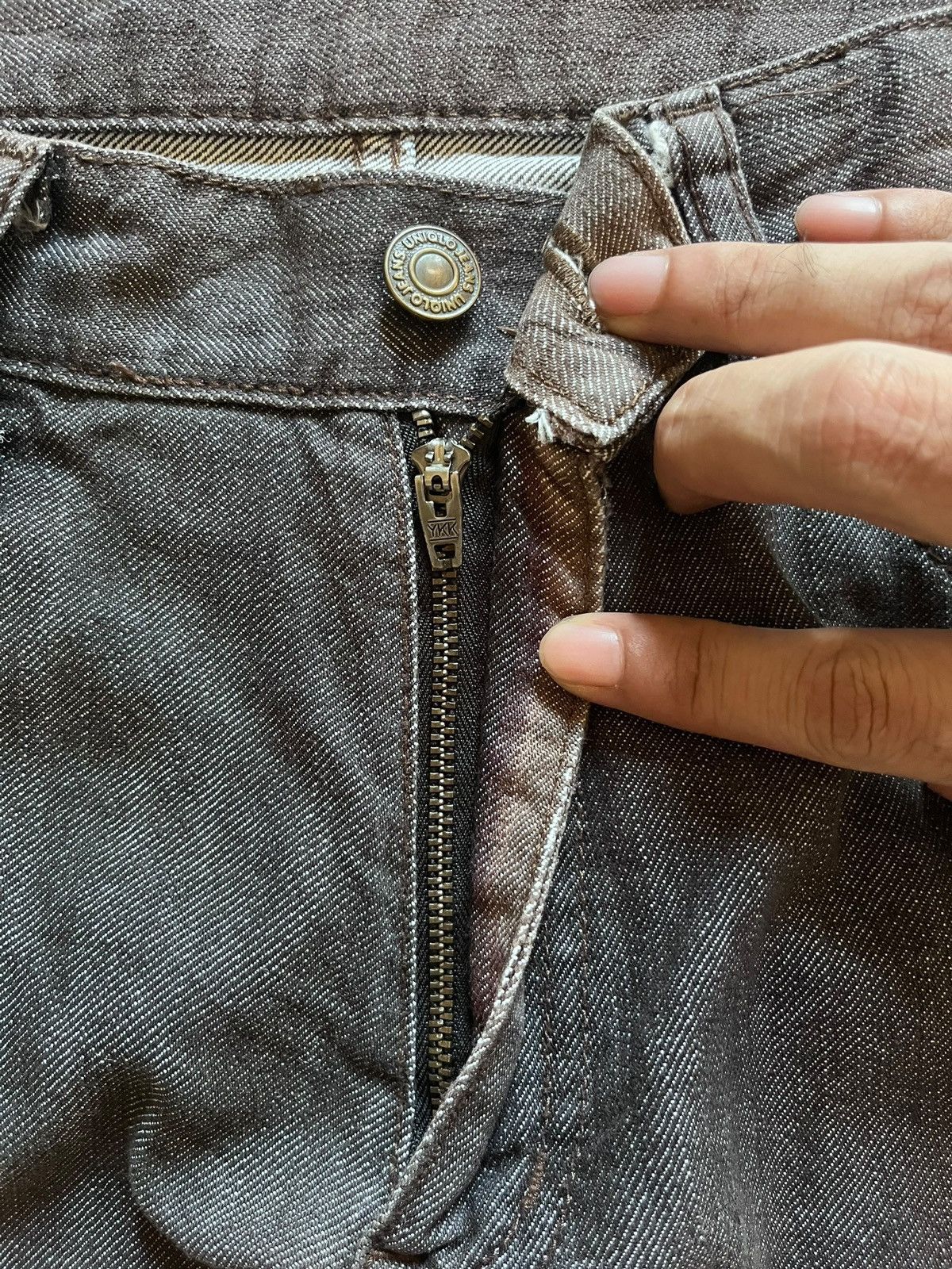 Japanese Brand × Uniqlo Vintage Japanese Uniqlo Faded Baggy Jeans 30x28 Size US 30 / EU 46 - 3 Thumbnail
