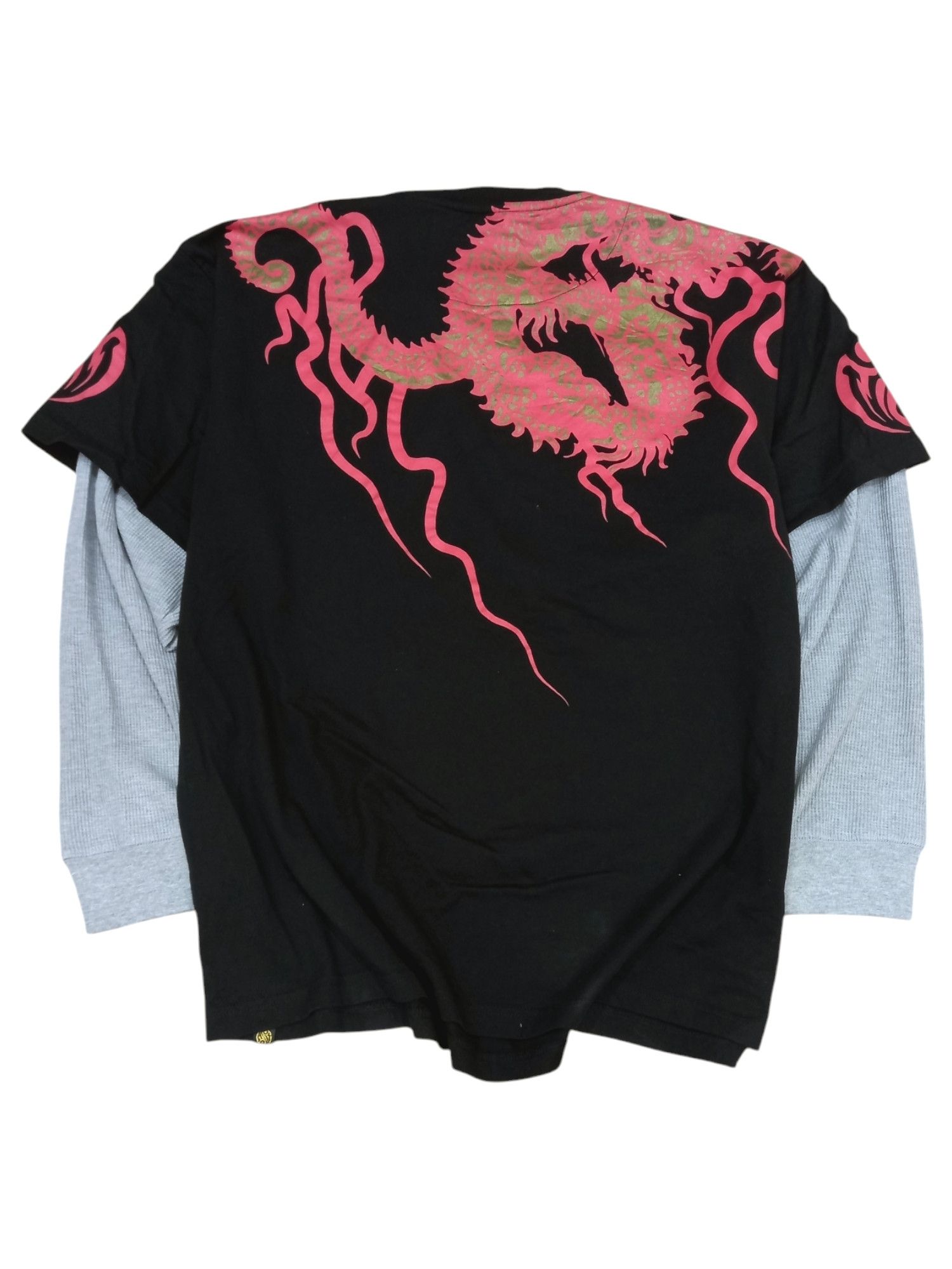 Japanese Brand Rare! Ikazuchi Japanese Brand Streetwear Style Sukajan Tee Size US XXL / EU 58 / 5 - 2 Thumbnail