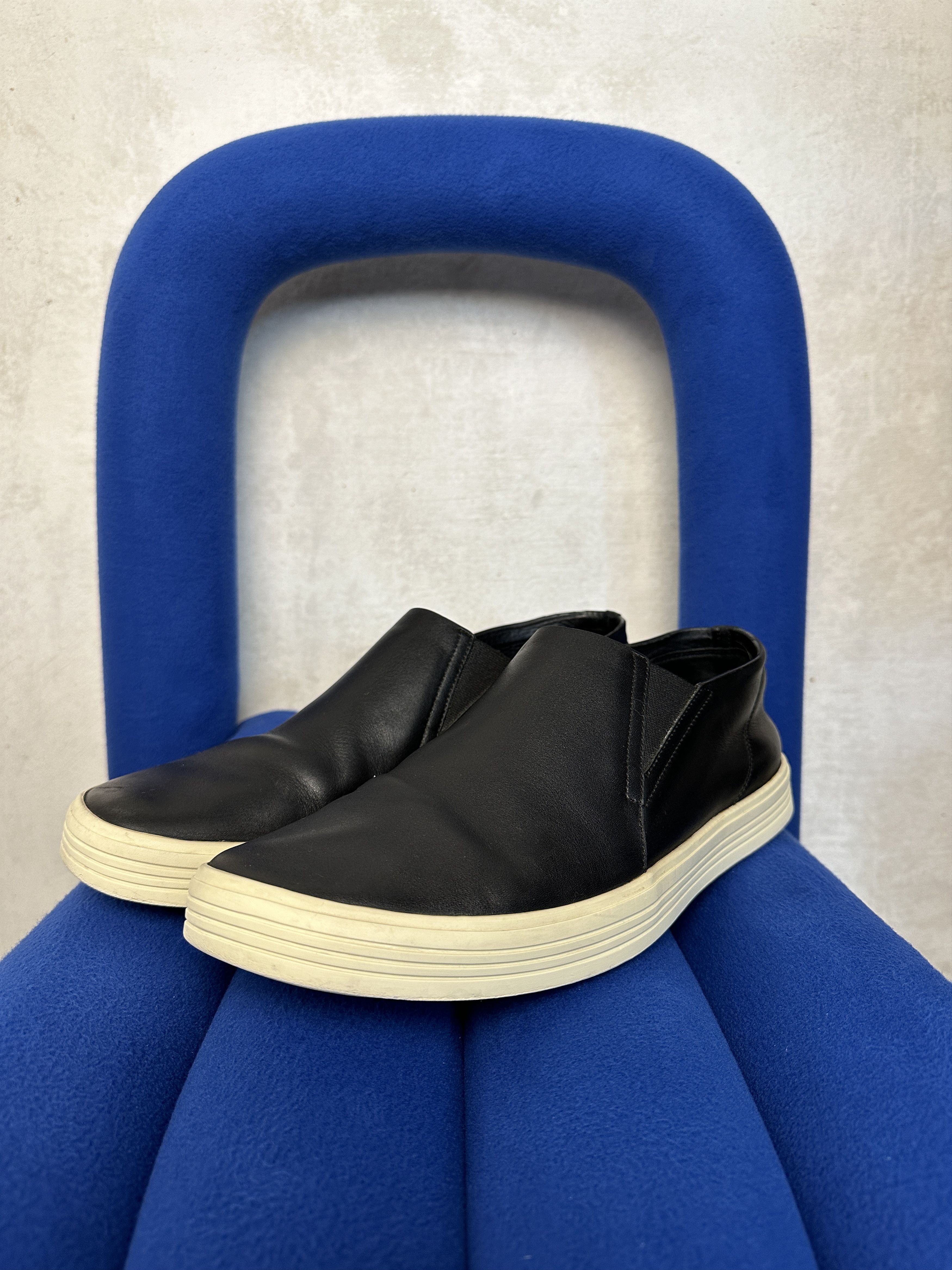 Rick Owens RICK OWENS Rounded Toe Leather Slip-ons Size US 9 / EU 42 - 2 Thumbnail