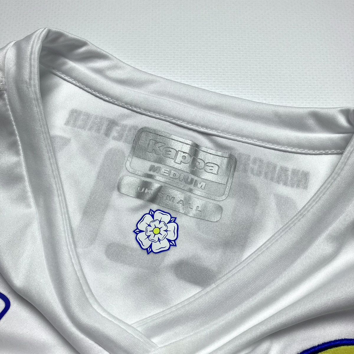 Vintage Leeds United #7 Kelly Blokcore Jersey Kappa Retro Engalnd Size US M / EU 48-50 / 2 - 4 Thumbnail