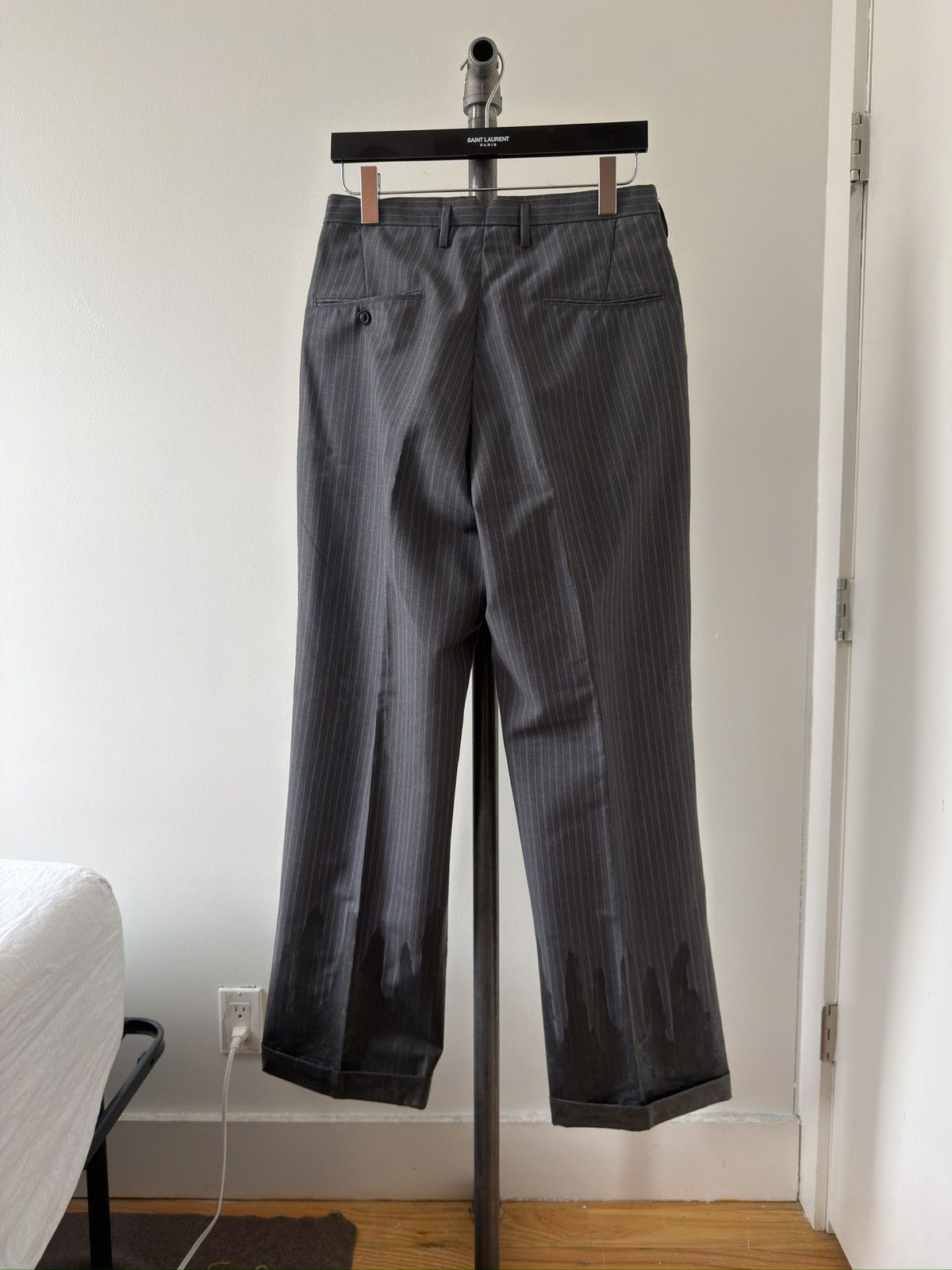 Maison Margiela SS21 Slashed Crease Trousers Size US 32 / EU 48 - 4 Thumbnail
