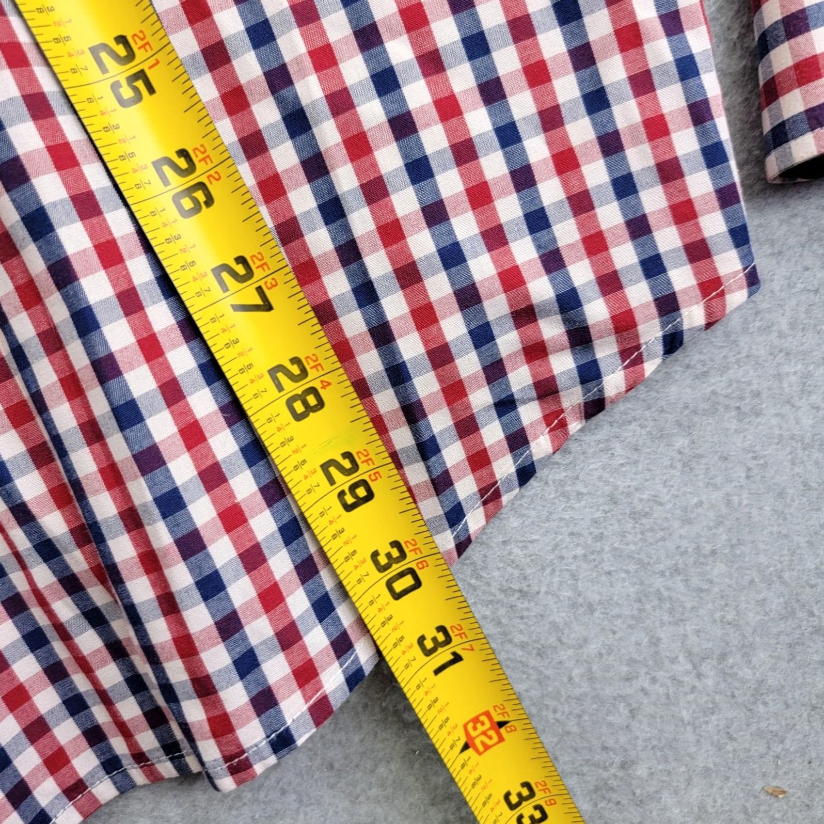 Dockers VINTAGE Dockers Shirt Mens XL Red Blue Gingham Check Button Down Long Sleeve Casual Size US XL / EU 56 / 4 - 7 Thumbnail