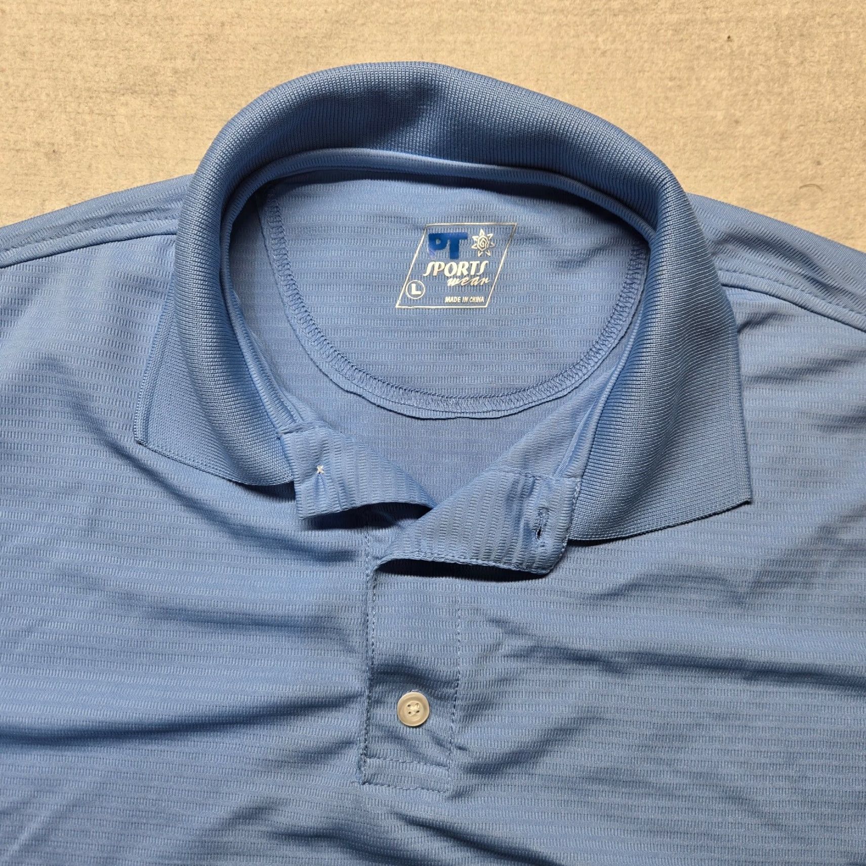 Vintage PT Sportswear Polo Shirt Solid Blue Short Sleeve Adult Men L Large Blue 48 in Polo PT Sportswear Shirt Mens Casual Golf 90s? Size US L / EU 52-54 / 3 - 2 Thumbnail